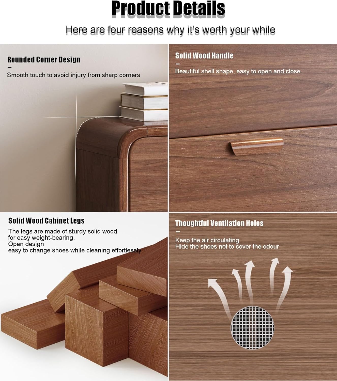 Shoe Storage Cabinet Cabinets Hallway Slim Cupboard Cupboards Hallways Slimline，Slim Woo Shoe Cabinet with Pull Down Design Ventilated Shoe Rack for Entryway Hallway Bedroom & Living Room St