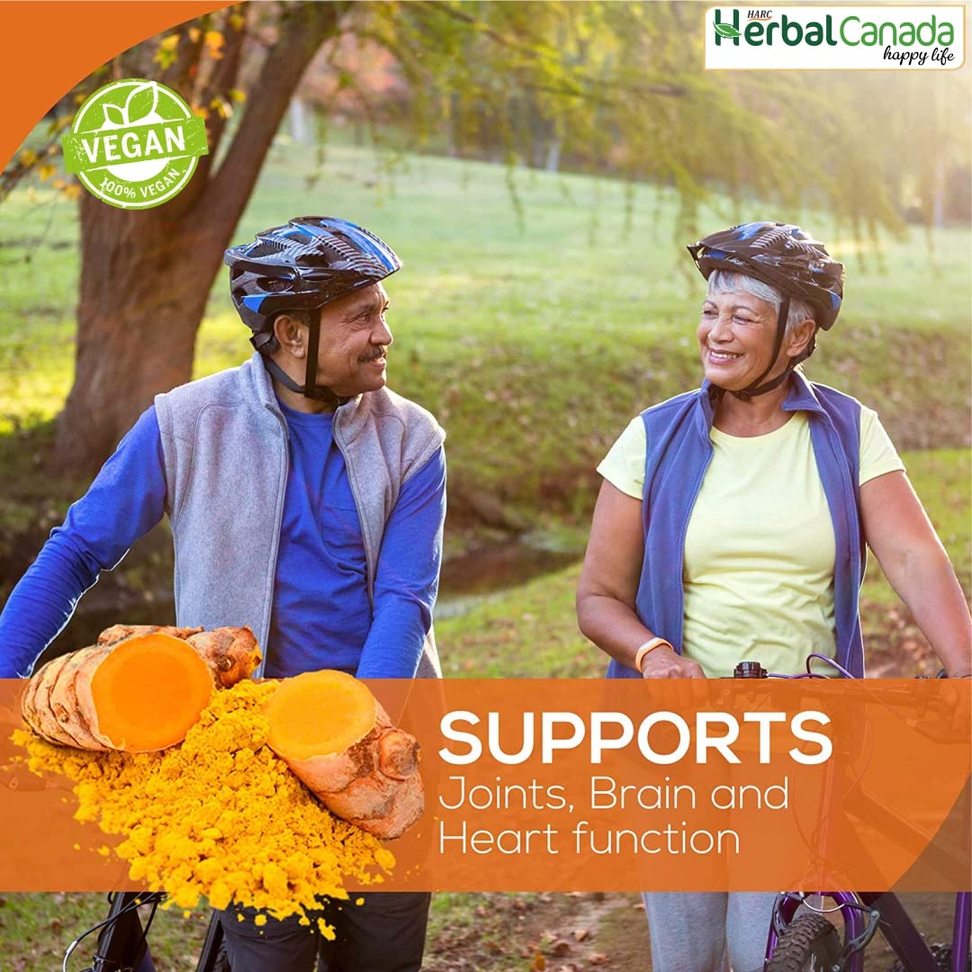 Harc Herbal Canada Ashwagandha (100 Tablets) + Haldi (100 Tablets) || Healthy Combo Pack 3
