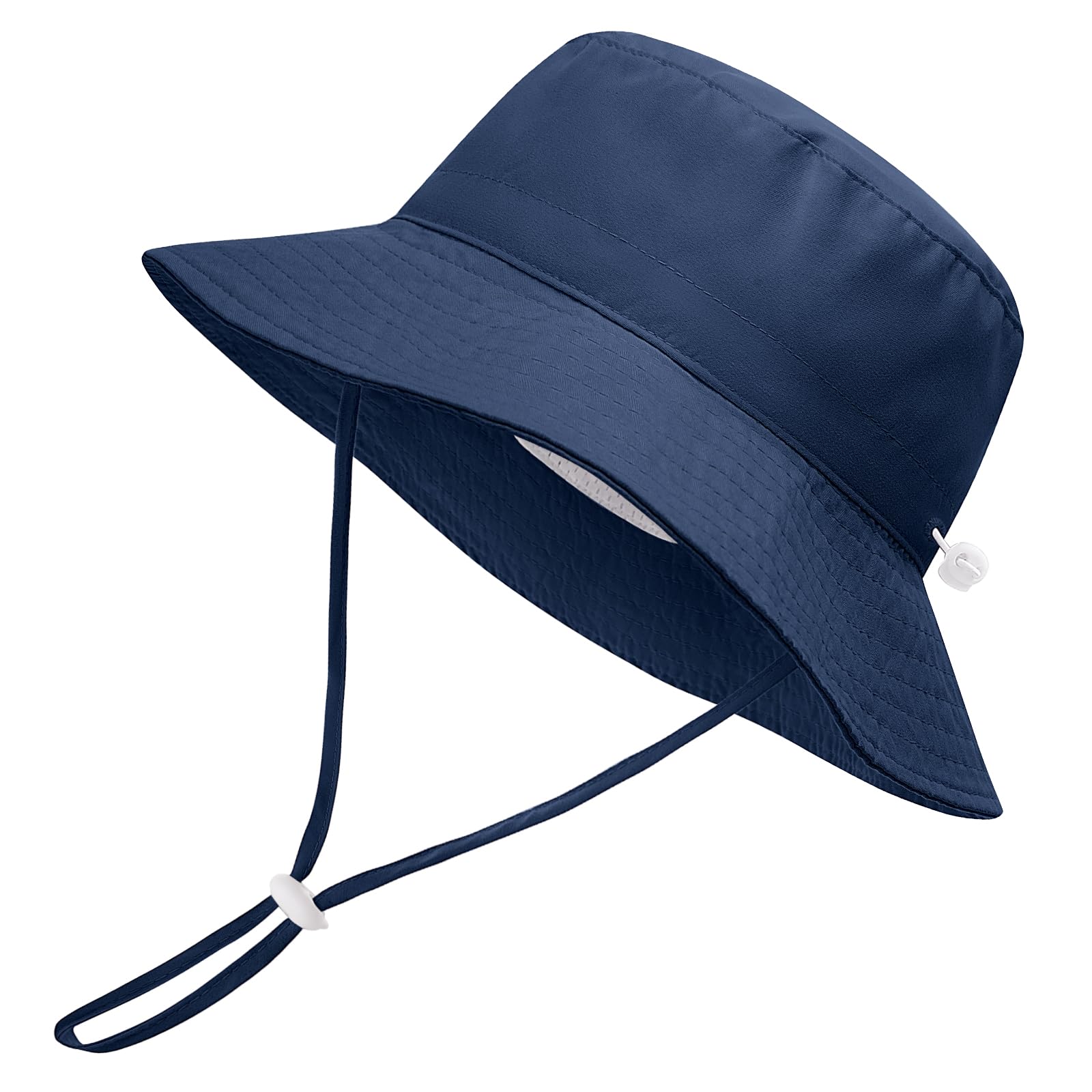 Xnova Baby Sonnenhut UV Schutz Bucket Hat Mit Mesh-Futter, Kinder Fischerhut Verstellbarer Faltbare, Atmungsaktiv Strandhut UPF 50+ for Jungen Mädchen