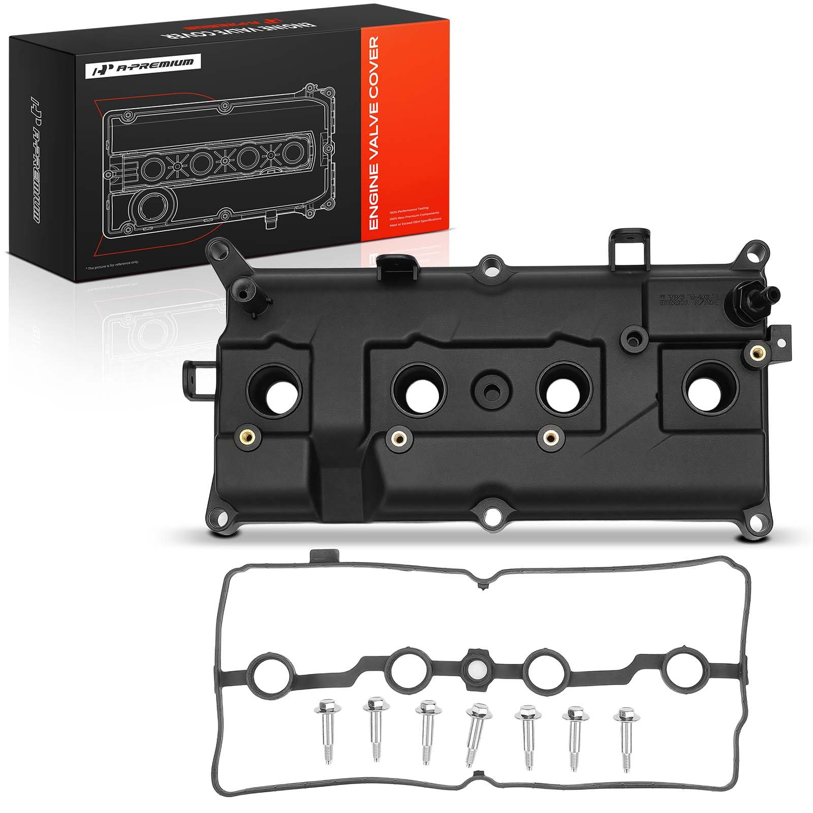 A-Premium Engine Valve Cover | Fits Nissan Versa 2007-2012, 1.8L, Replace # 13264EM30A, 1…