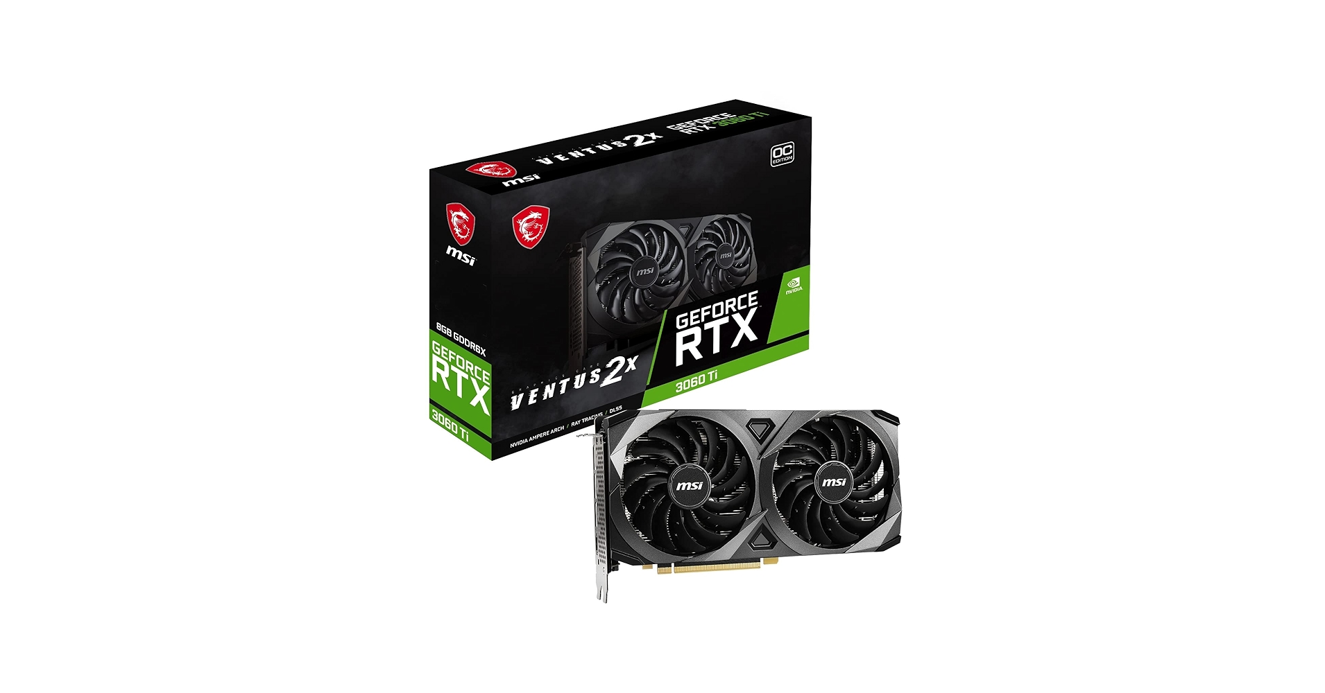 【ほぼ新品】MSI　GeForce RTX3060Ti OCEDITION。 Amazon.com: MSI Gaming GeForce RTX 3060 Ti LHR 8GB GDRR6 256