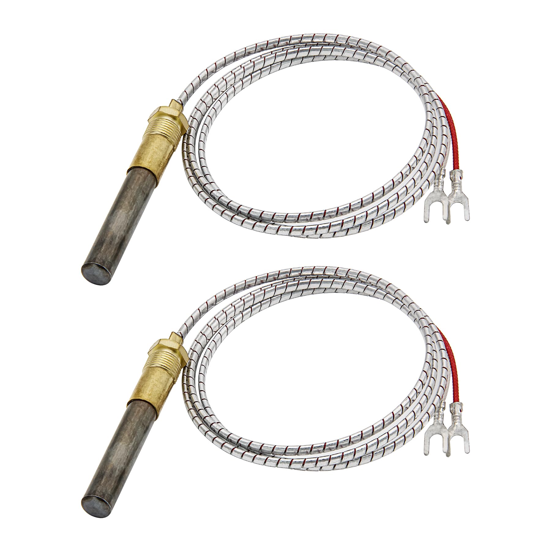 2 pcs 36" Aluminum 750mv Thermopile Generator for Fireplace Replacement Parts Heat Glo Heatilator & Stove Accessories Fire Gas Stoves Heat & Glo Gas Stoves Oven Water Heater &Frying Furnace