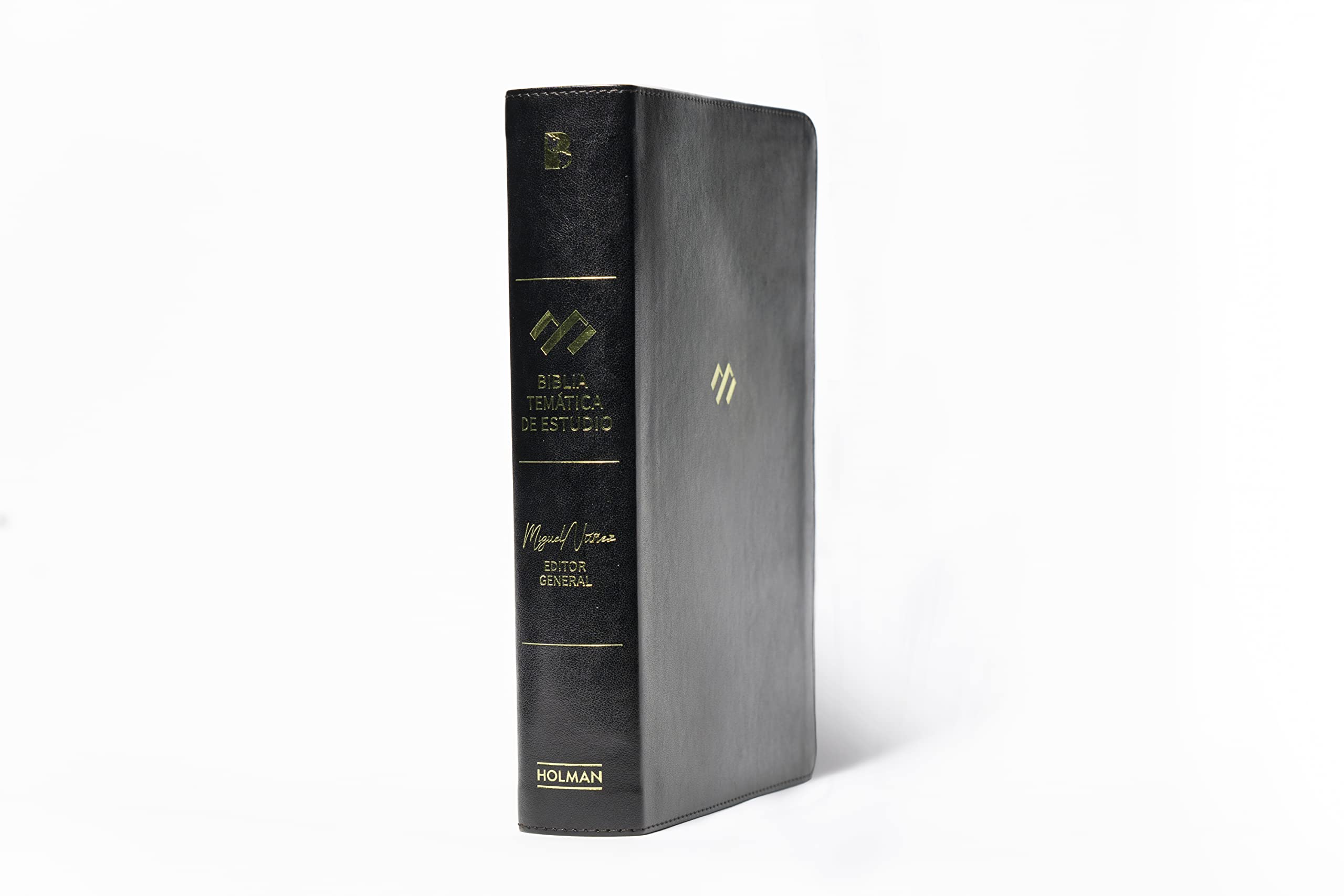 RVR 1960 Biblia temática de estudio, negro piel genuina: RVR 1960 Biblia temática de estudio, negro piel genuina/ Thematic Study Bible black genuine leather