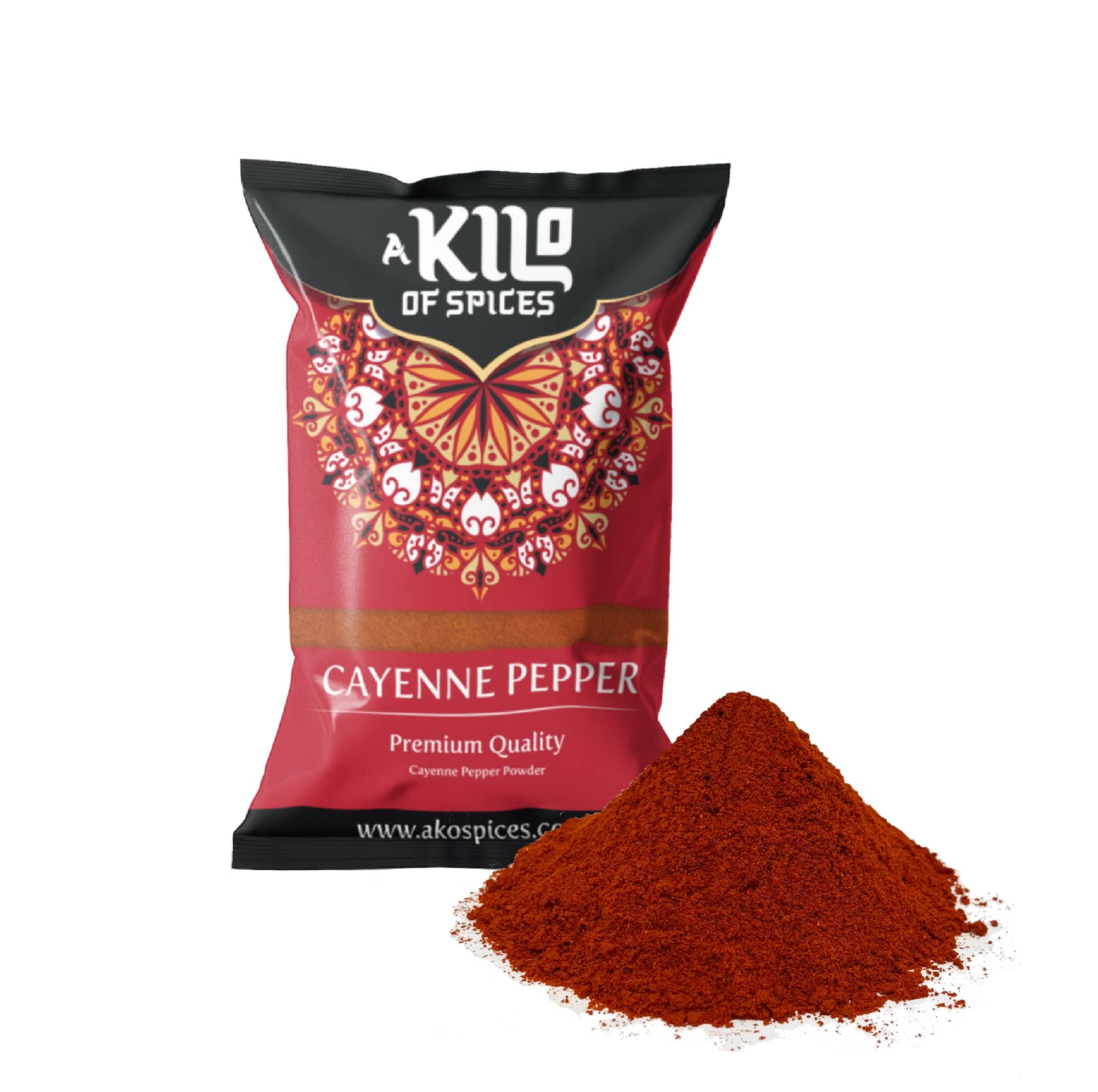 Cayenne Pepper Powder 1 KG | Hottest Pepper | All Purpose Seasoning | Ground Cayenne Chilli Powder | Taco Seasoning | Red Cayenne Spice | Premium Quality | Vegan Red Pepper