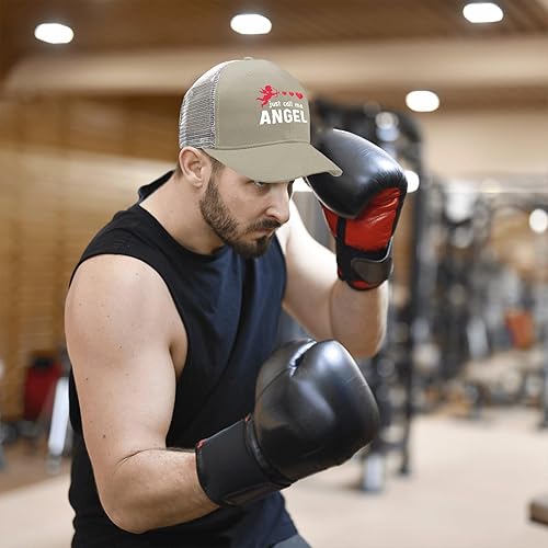 Miniatura 5 de KEHUASW Mens Trucker Hats Valentines Day Hat for Men Retro Caps Breathable Ponytail Trucker Hat