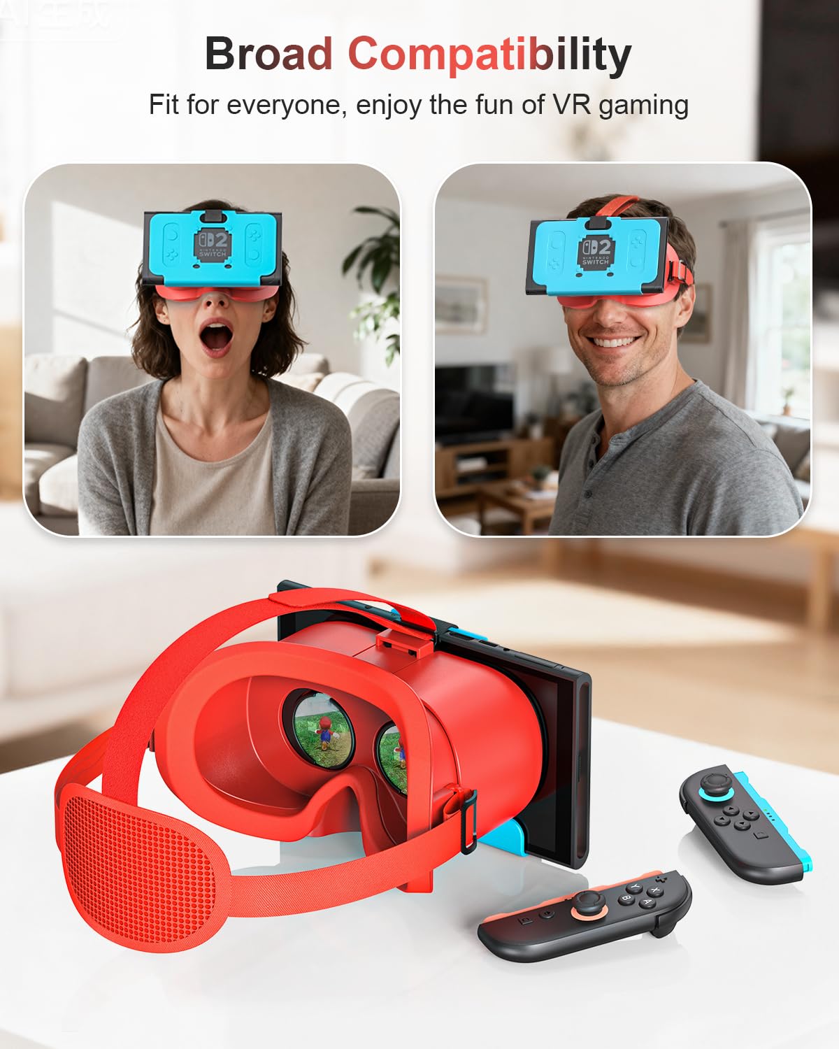 VR Headset Compatible with Nintendo Switch 2 (2025), Switch 2