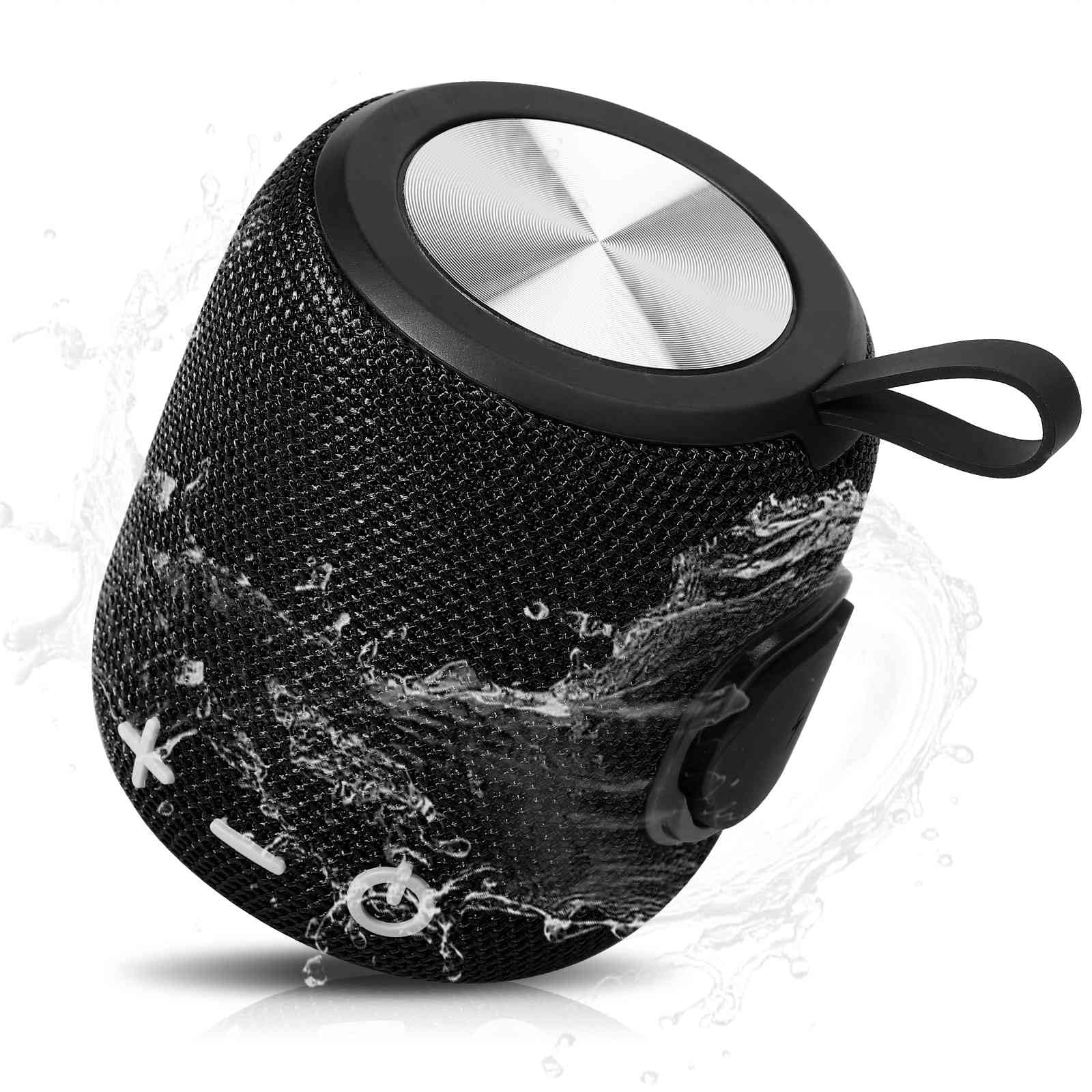 UrbanX Bluetooth Speaker: Powerful Stereo Sound, IPX7 Waterproof, True Wireless Stereo Pairing, Portable Design, Latest Bluetooth V5.2 - Perfect for Beach, Outdoor, Home, Parties- Black