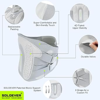 Back Brace for Lower Back Pain Relief with Bionic Support System,[Stronger Support & Breathable Mesh] Lumbar Support Belt with 3D Pad for Men Women, Ergo Design for Sciatica, Herniated Disc, Scoliosis