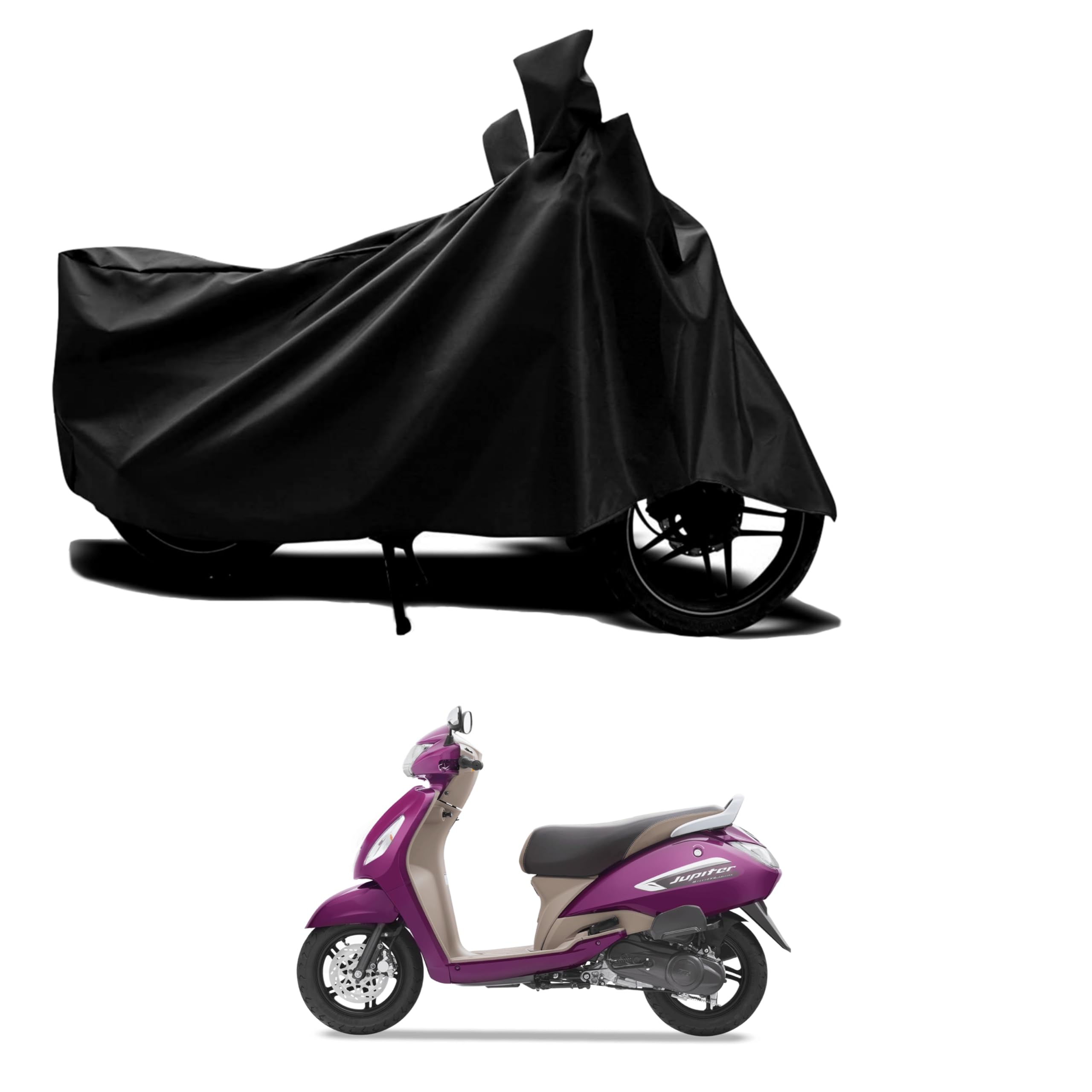 KEDIT TVS Jupiter ZX Motorcycle Bike/Scooty Two Wheeler Safety