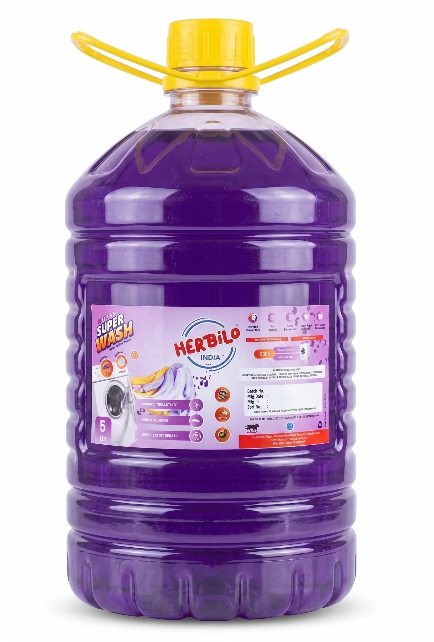 Ultra Detergent Liquid 5L | Powerful Laundry Cleaner for Washing Machine & Hand Wash | Tough Stain Remover | Long Lasting Fragrance | Suitable for Top Load & Front Load Machines-picture-32