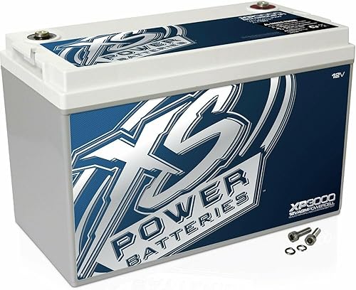 XS Power XP3000 XS Serie 12V 3,000 Amp AGM - Batería de alta salida con tornillo terminal M6