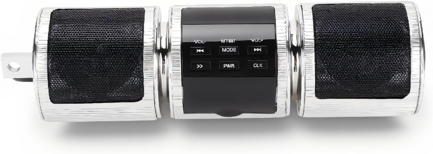 Sistema de Audio Bluetooth para Motos, Altavoz de 3W, IP54, 12V