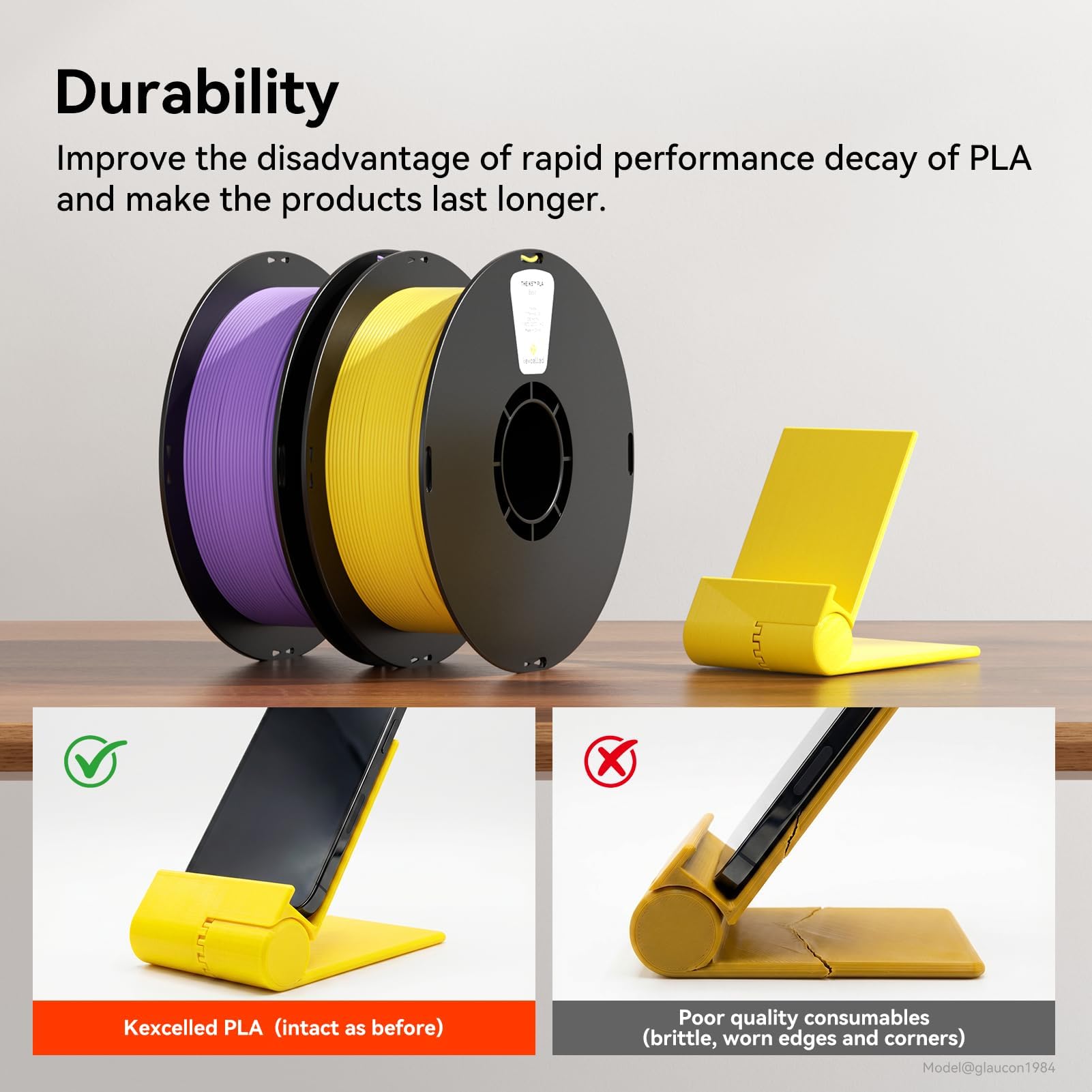kexcelled Filament PLA Magenta CMYK pour Imprimante 3D 1,75mm 1kg | Couleur Vive, Haute Stabilité et Ténacité, Matériau pour Imprimante 3D, Compatible avec la Plupart des FDM et AMS
