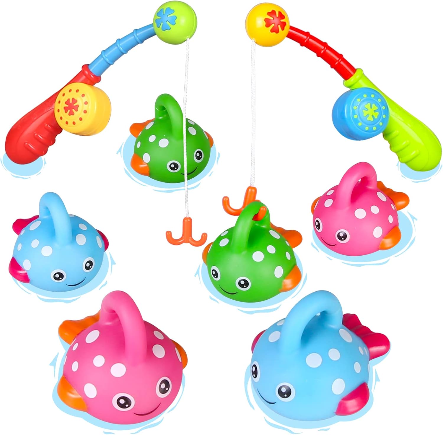 Bath Toys for Toddlers Kids Bathtub Fun Toys Fishing Game with Cute