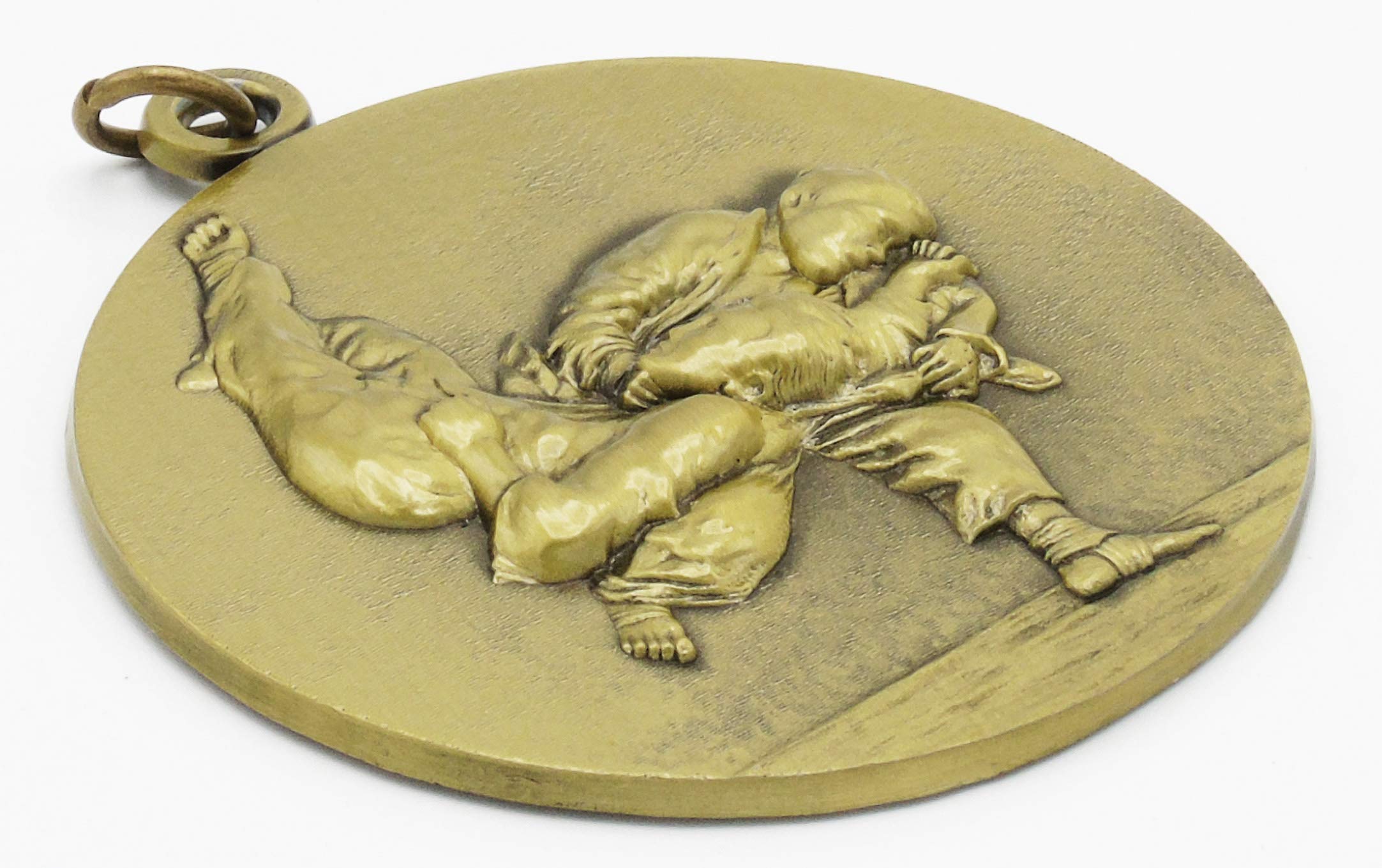 Médaille Personnalisable En Métal Doré - 6,4 Cm Avec Ruban Inclus (Idéal Pour Récompenses Sportives, Boxe)