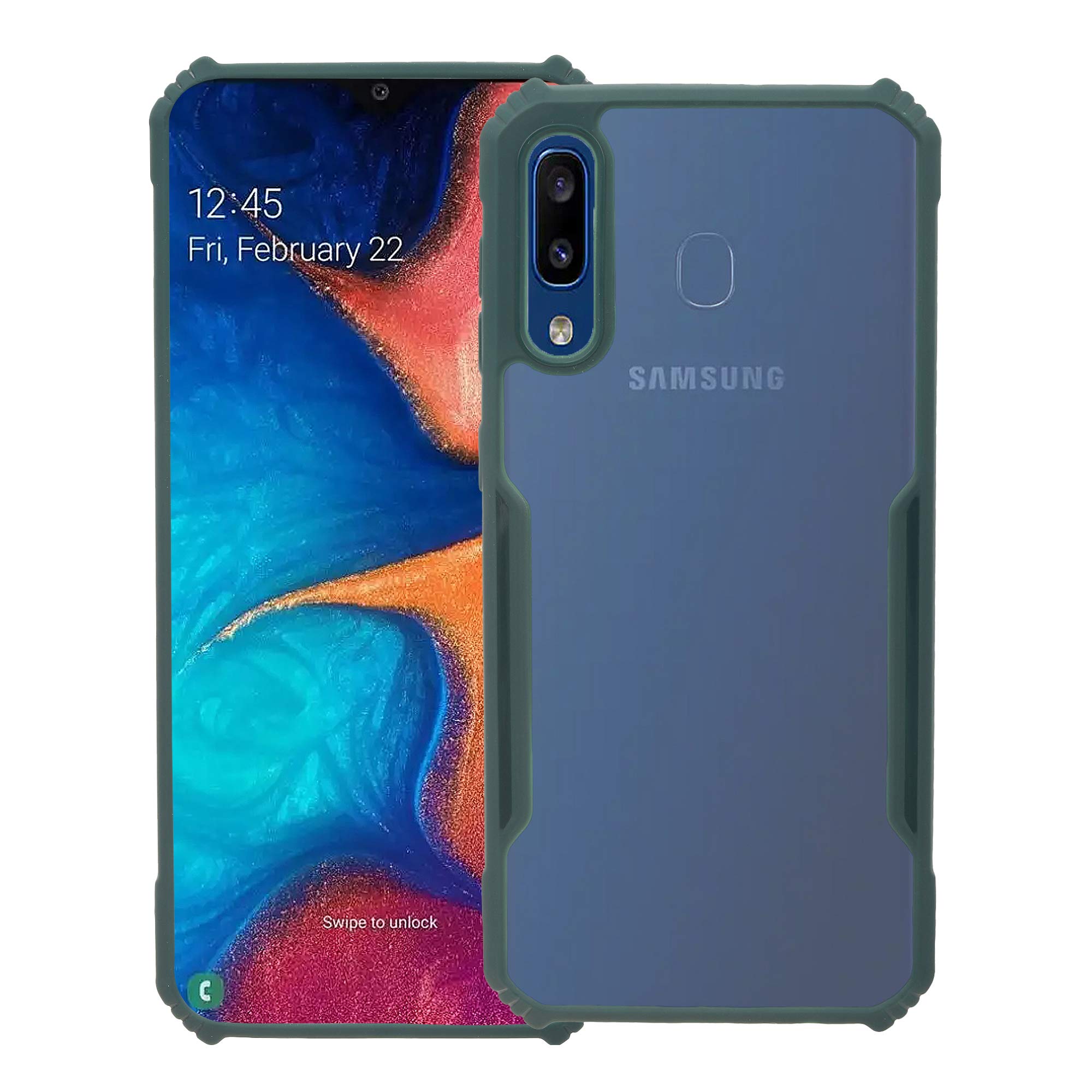 LIRAMARK Silicone Soft Back Cover Case for Samsung Galaxy A20 / A30 / M10s (Black) — Amazon image 10