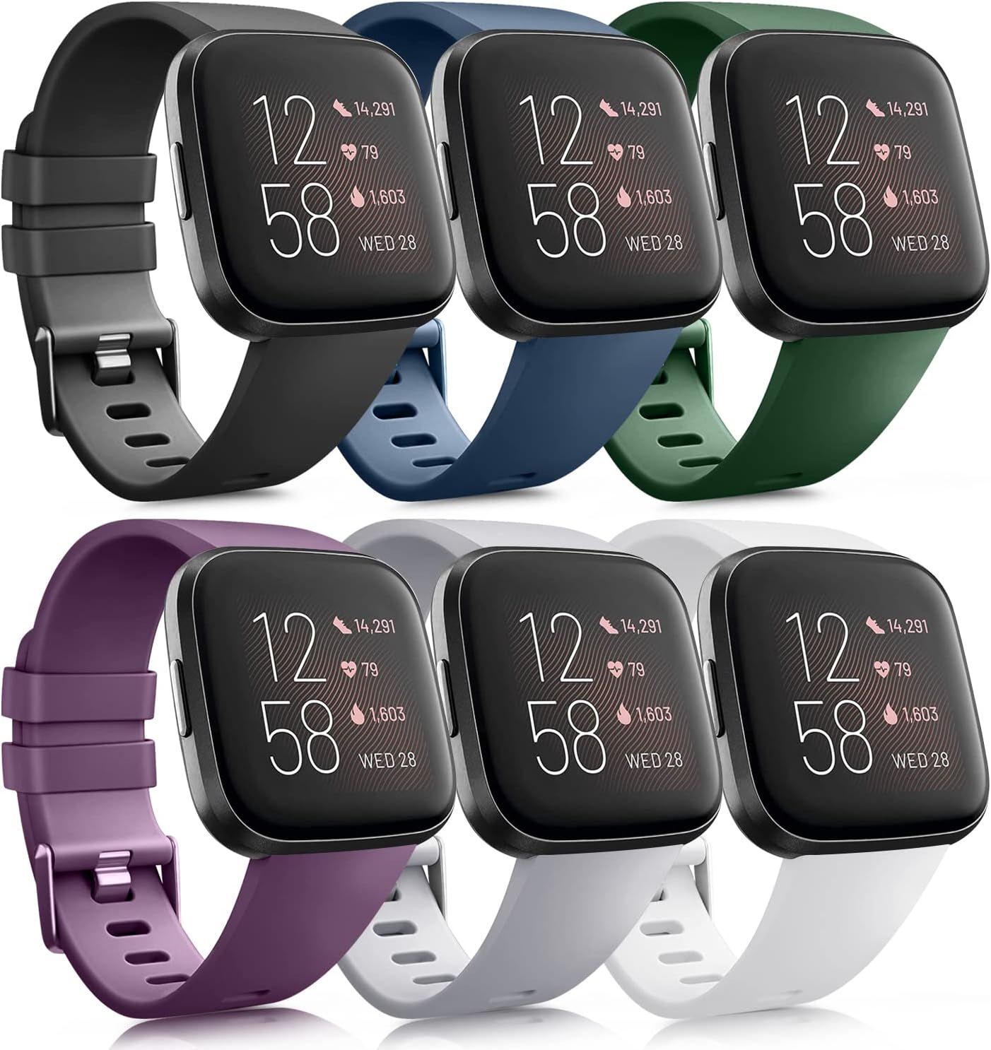 silicone fitbit versa without band
