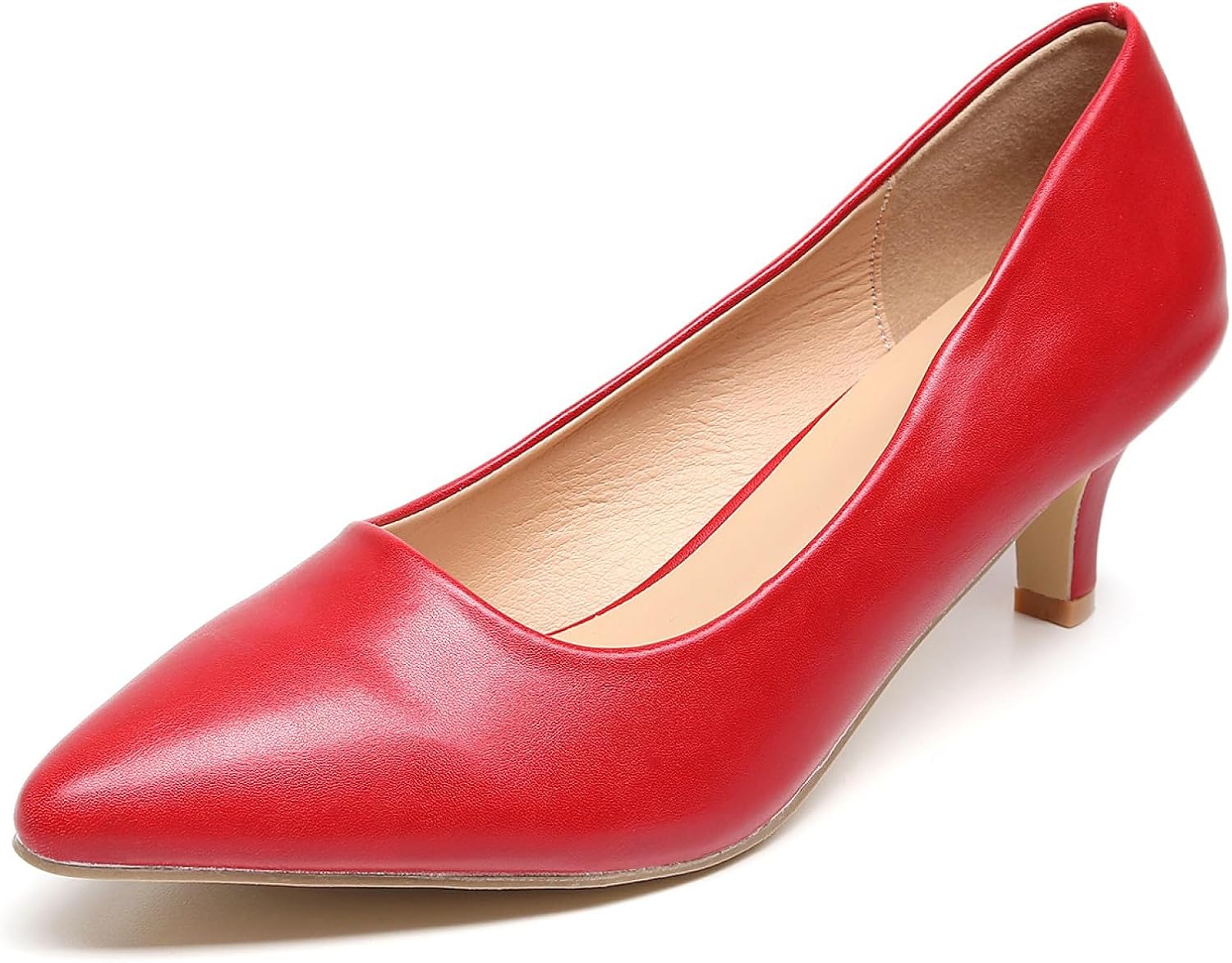 VenusCelia Women's Rokoko Pump Kitten Heel Shoe