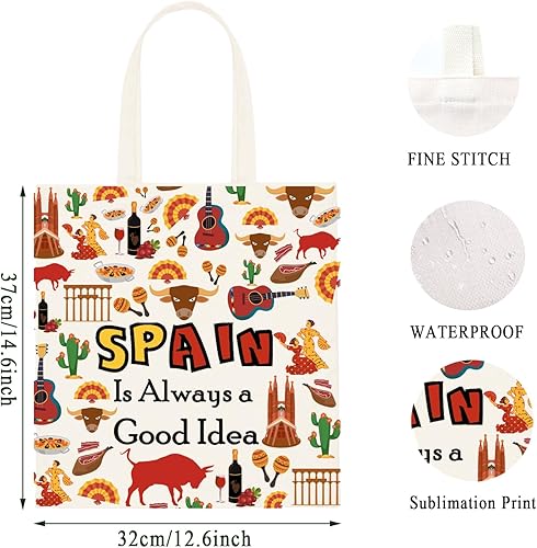 Miniatura 8 de WCGXKO España amante regalo viaje a España regalo España es siempre una buena idea cremallera bolsa cosméticos bolsa, España, Cremallera