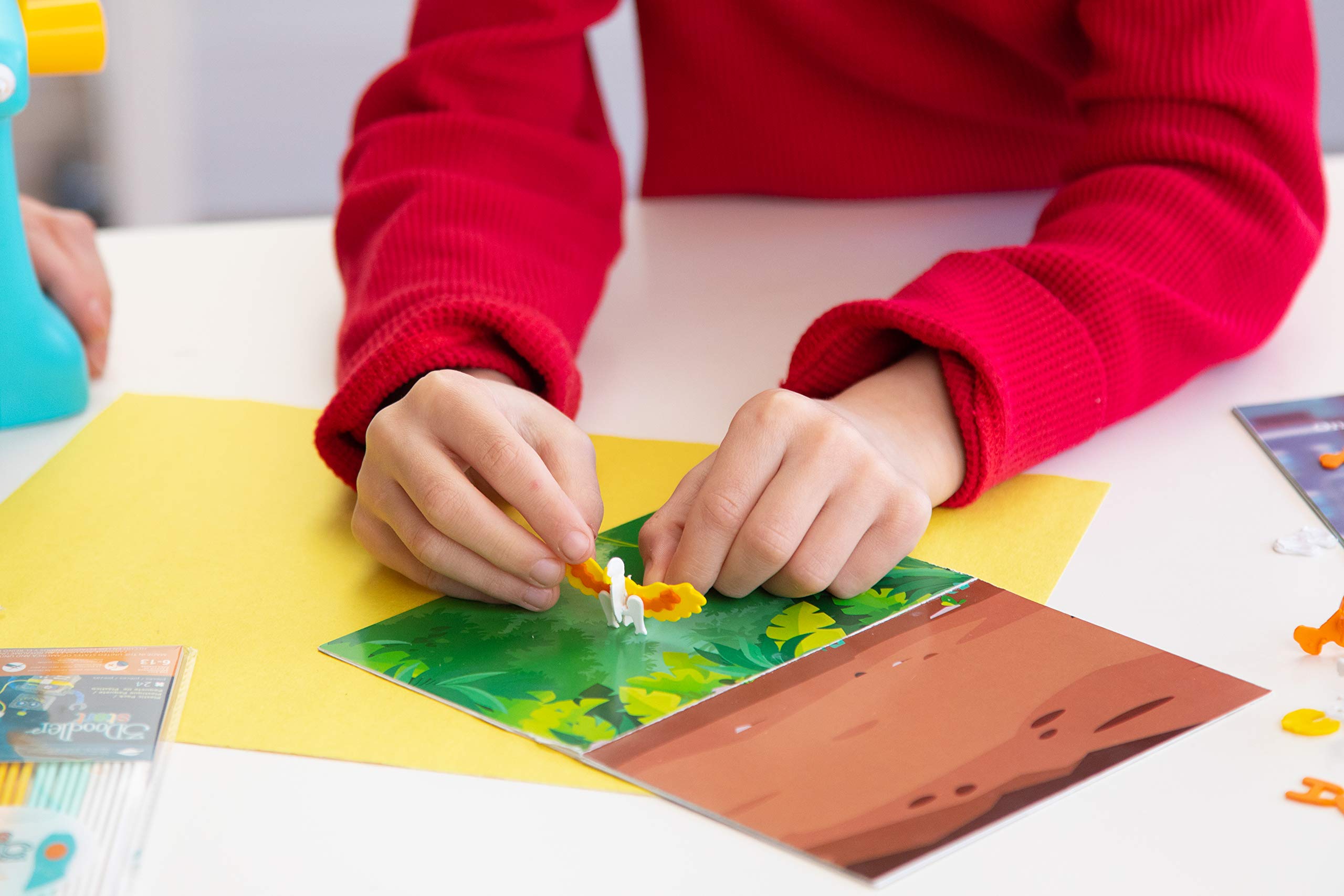 Outil de création 3D Build & Play pour Enfants de 4 Ans et Plus
