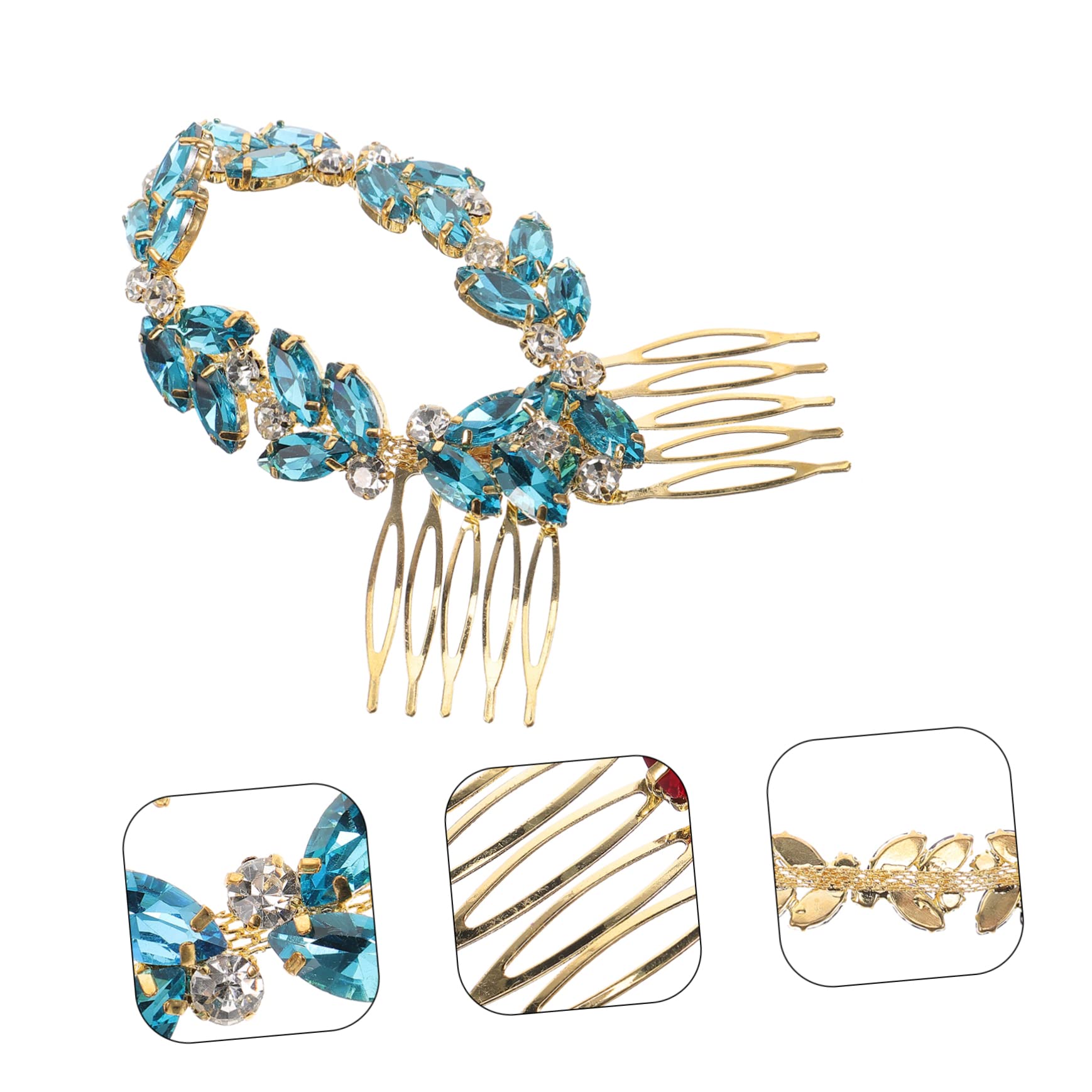 DOITOOL 5stücke Haarnadel Mit Strasssteinen Für Haarschmuck Accessoires Für Hochzeiten Und Partys Farbige Haarspangen Und Für Tägliches Tragen