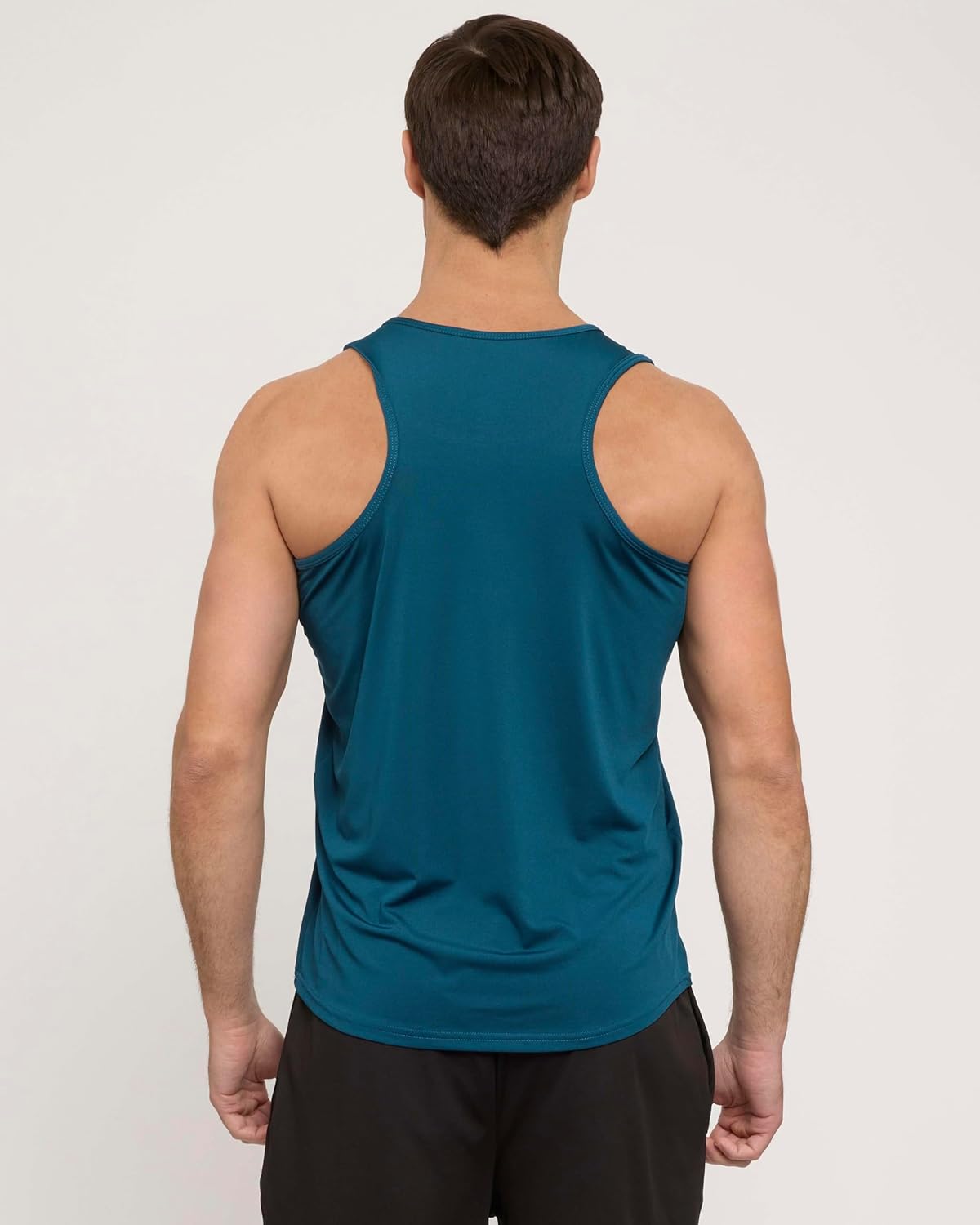 Real Essentials 5 Pack: Men's Dry-Fit Muscle Tank Top Sleeveless Shirts Workout Tees Athletic Gym (Big & Tall Available) - Image 4