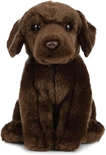 Peluche labrador chocolat Clearance