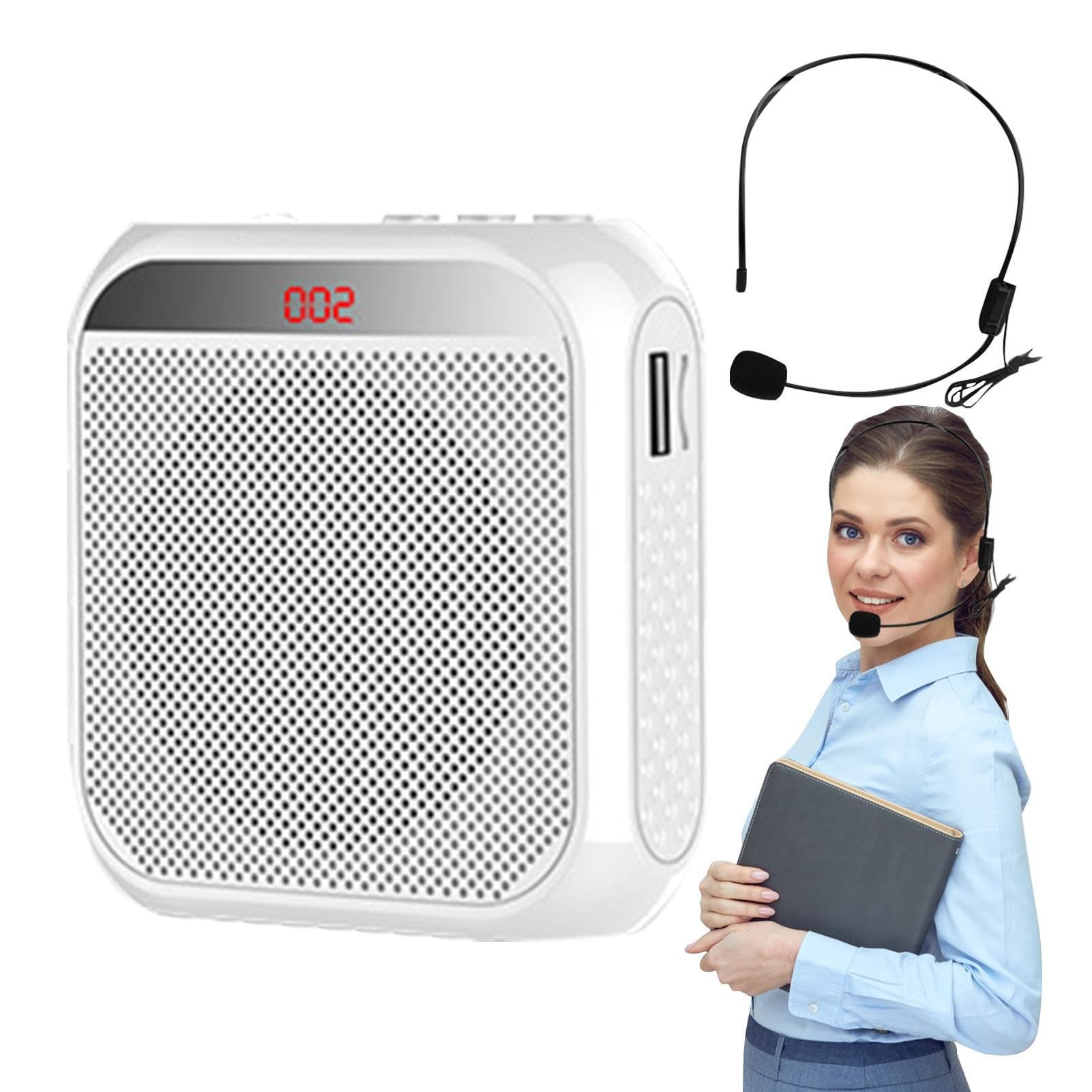 Amplificatore Vocale Portatile TROONZ Per Insegnanti – Batteria 2200 MAh, Potenza 8W, Per Classi E Conferenze