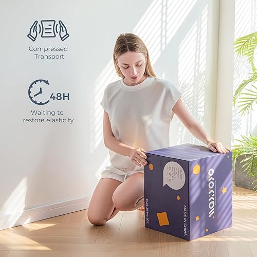 Miniatura 6 de MAXYOYO Puf gigante, de piel sintética, con relleno, para sala de estar, para adultos, sofá grande y perezoso, silla decorativa con bolsillo para