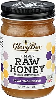 GLORYBEE Local Washington Raw Honey, 18 OZ