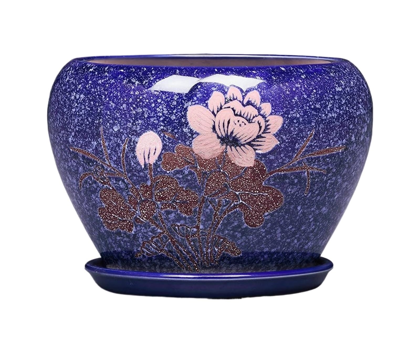 guiling-1986 Pots for Plants Indoor Outdoor Planters for Succulent and All House Plants with Drainage Holes and Saucers Flower Pot