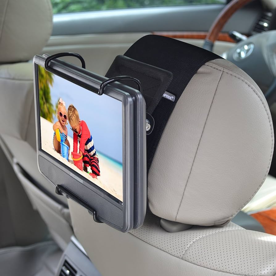 (未使用･未開封品)　Wanpool車ヘッドレストマウントホルダーポータブルDVDプレーヤーフィット回転画面&amp;標準ノートパソコンスタイルポータブルDVDプレーヤー、ベージ wyeba8q Amazon | Wanpool車ヘッドレストマウントホルダーポータブルDVD