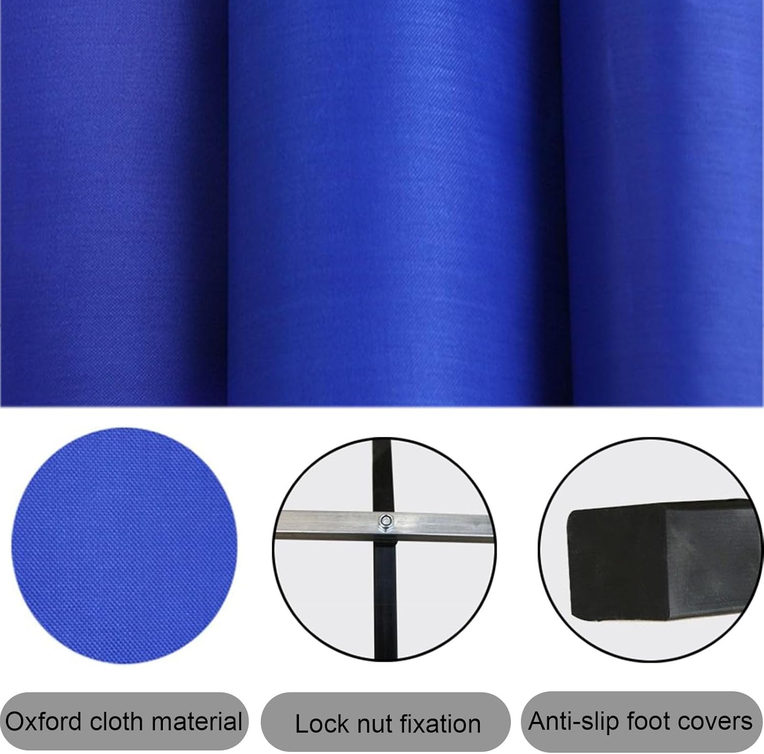 Table Tennis Baffle, Foldable Heavy Duty Obstacle Blocks Surrounding Court, Portable Temporary Partition Screens for Club, Stadiums