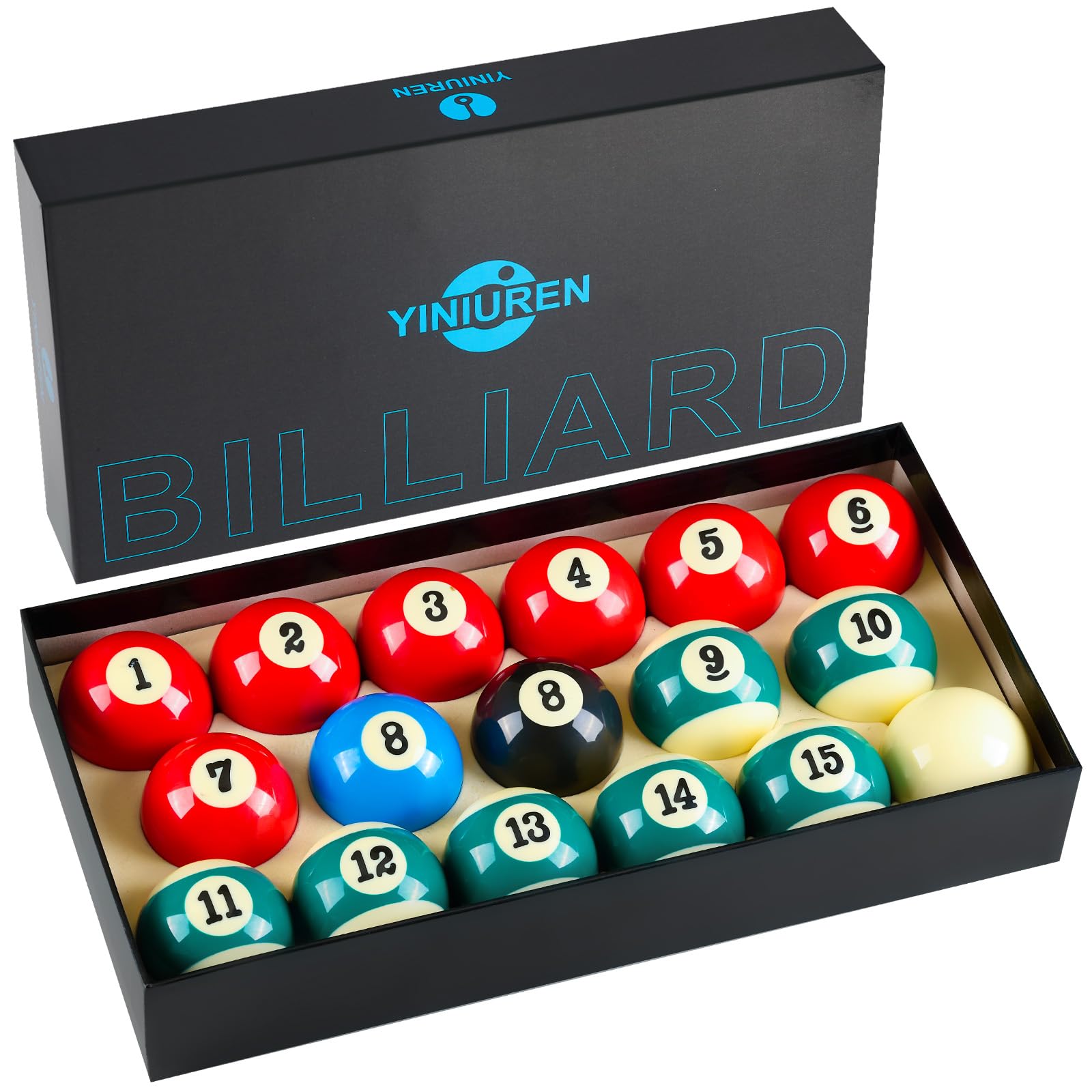 Billiard Balls Pool Balls 2-1/4 Inch Pool Table Balls Set