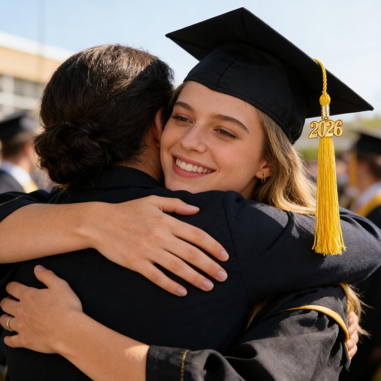 2026 Valedictorian Graduation Stole - Yellow 2026 Tassel Honor Cord, Top Graduate Academic Ceremony Grad Accessories image 5