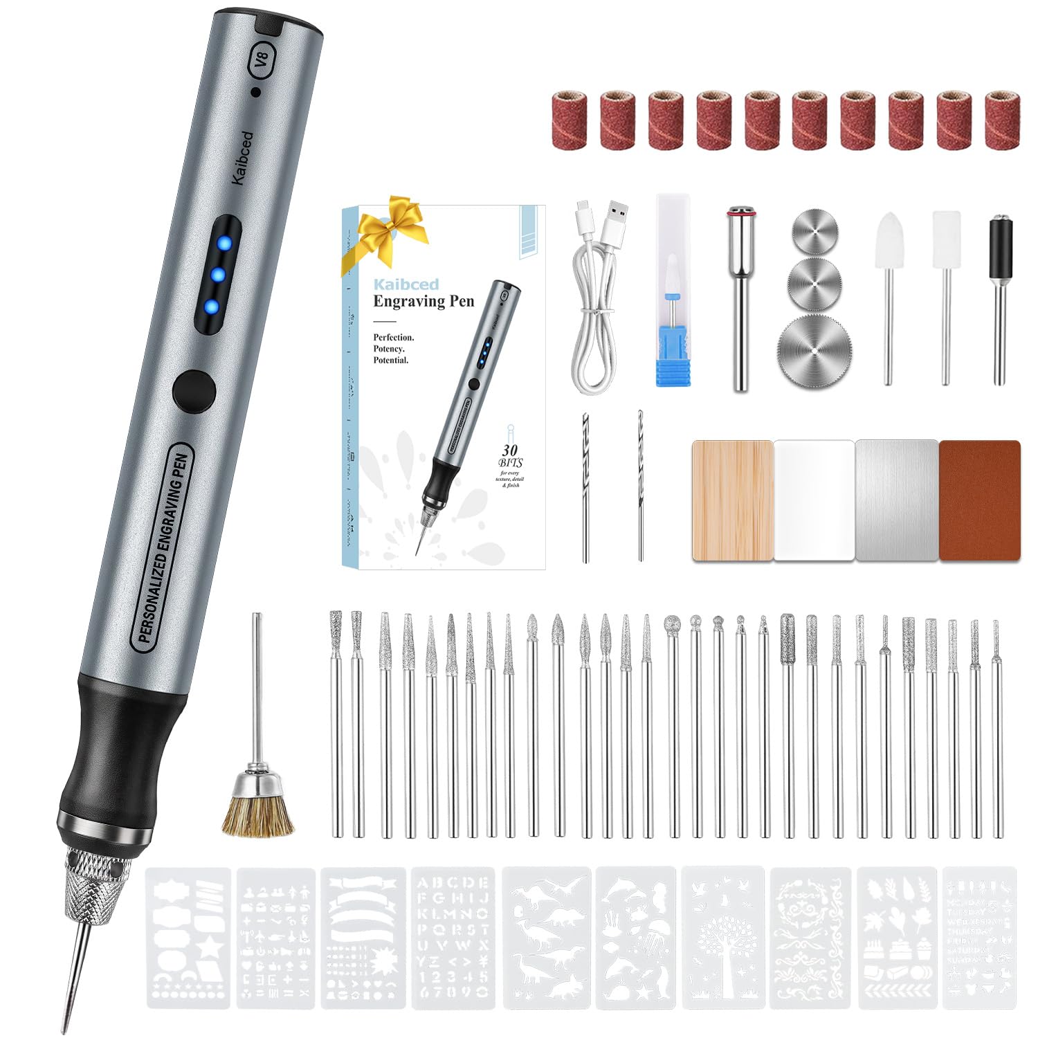 Cordless Engraving Pen - 63 Kits & Easy Crafting -1 Cordless Engraving Pen - 63 Kits & Easy Crafting -1