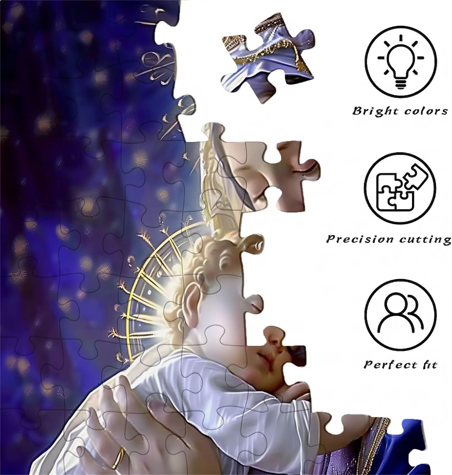 Puzzle 1000 elementów, drewniane puzzle dla dorosłych - Impossible Puzzle 75 x 50 cm niffy gra myśleniowa i łamigłówka dla kobiet i mężczyzn, gra rodzinna na wieczory z grami, prezent dla kobiet