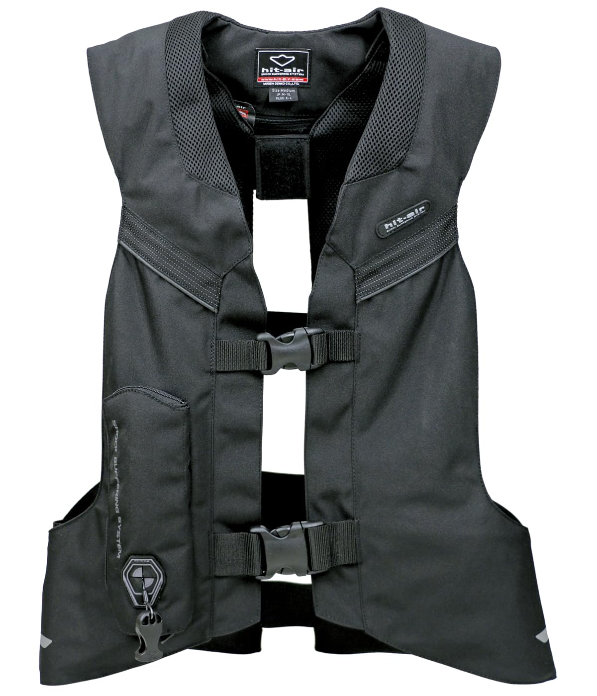 Hit-Air VHR - Chaleco de airbag modelo – Arnés ligero todo en uno para motocicleta y seguridad ecuestre