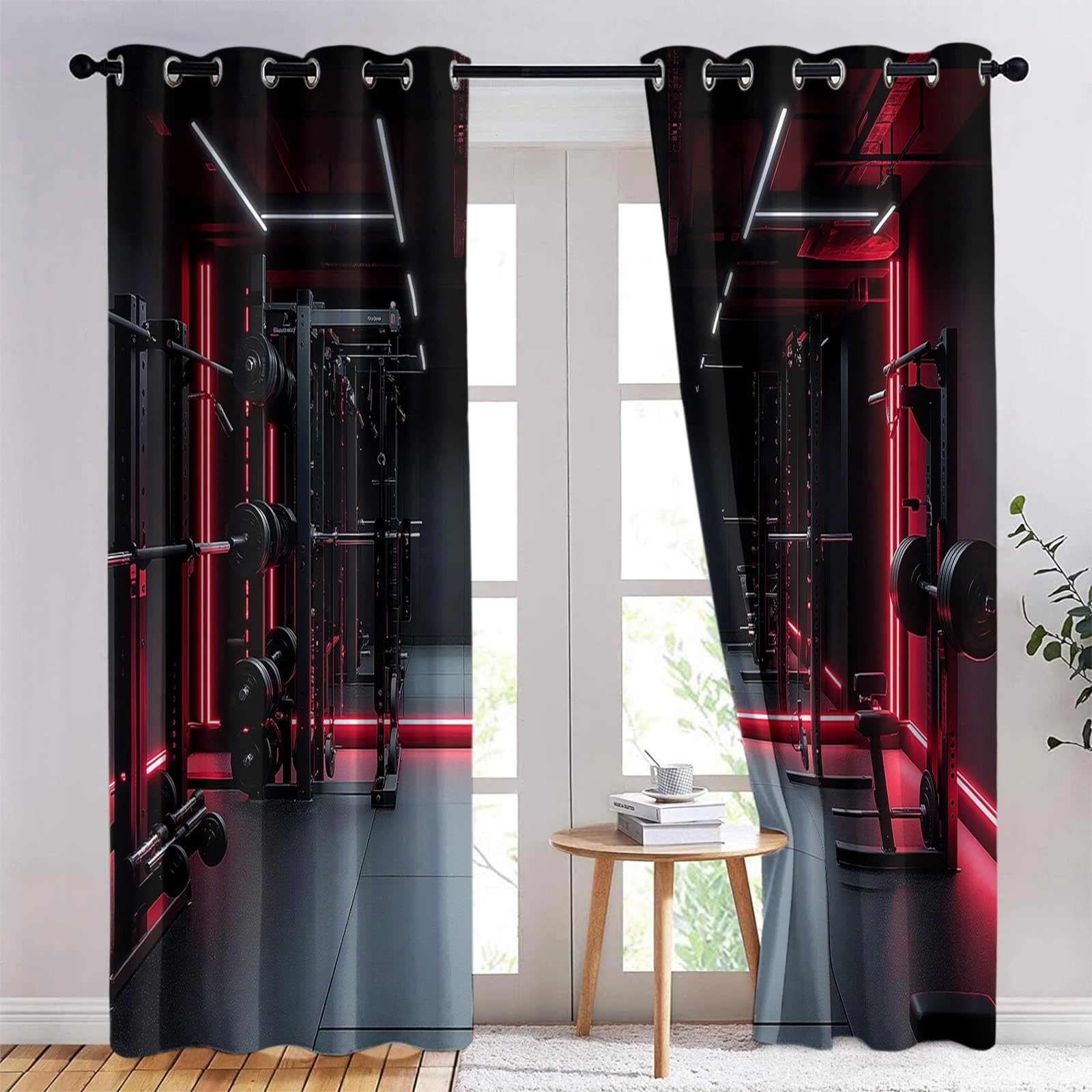 Tende Oscuranti Termiche Isolanti 91.5 x 214 cm Nero Camera da Letto