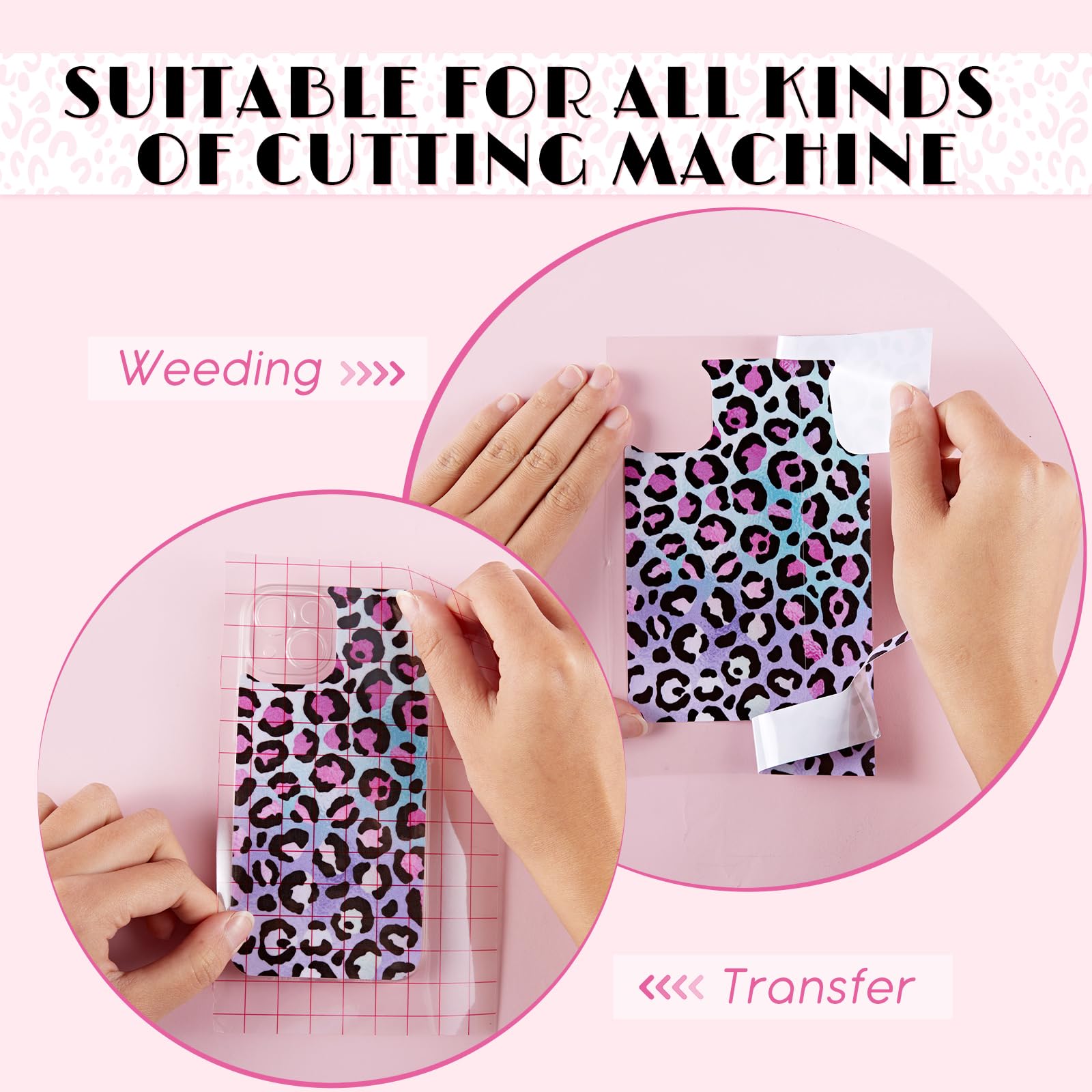 Vinile Adesivo Permanente Tintnut - 18 Fogli 30.5x25.4cm Verde, Per Decorazioni Fai Da Te - Foto 4