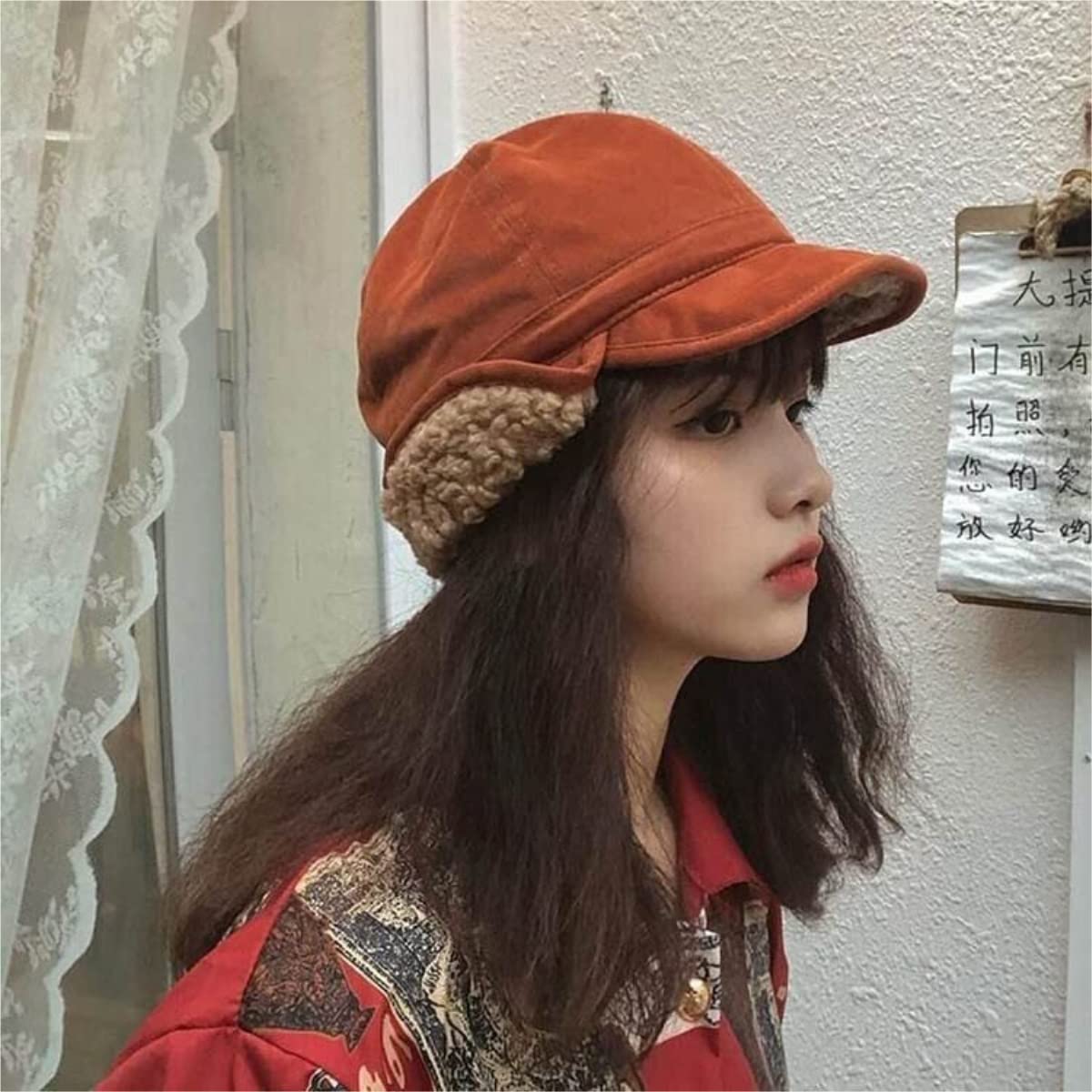 Gorro de Lana de Invierno para Mujer, cálido, para Deportes al Aire Libre, Golf, béisbol, Gorras para Hombre, Orejeras Gruesas (Talla única)