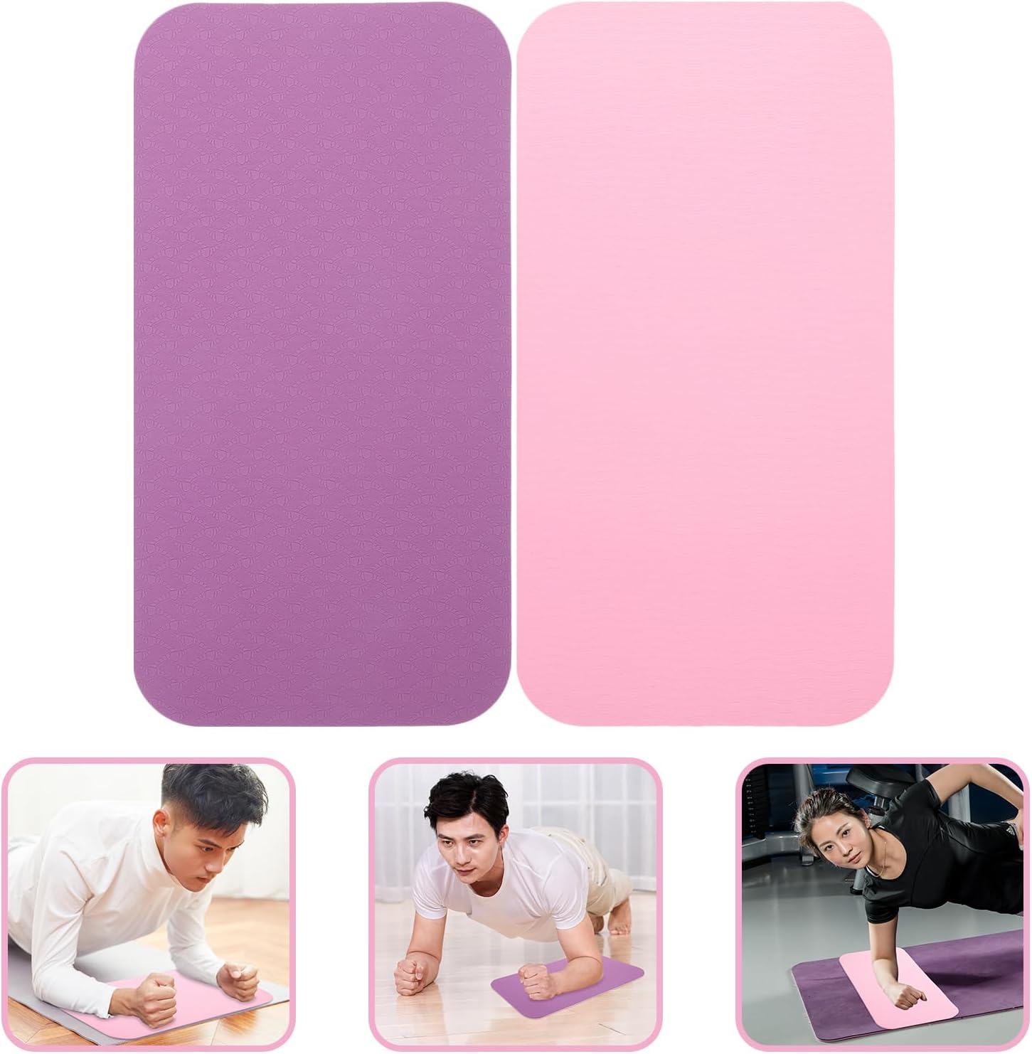 2pcs Pilates Yoga Knee Pads Comfortable Yoga Kneeling Pad Extra Thick Yoga Knee Pad for Easy Travel and Storage - Image 9