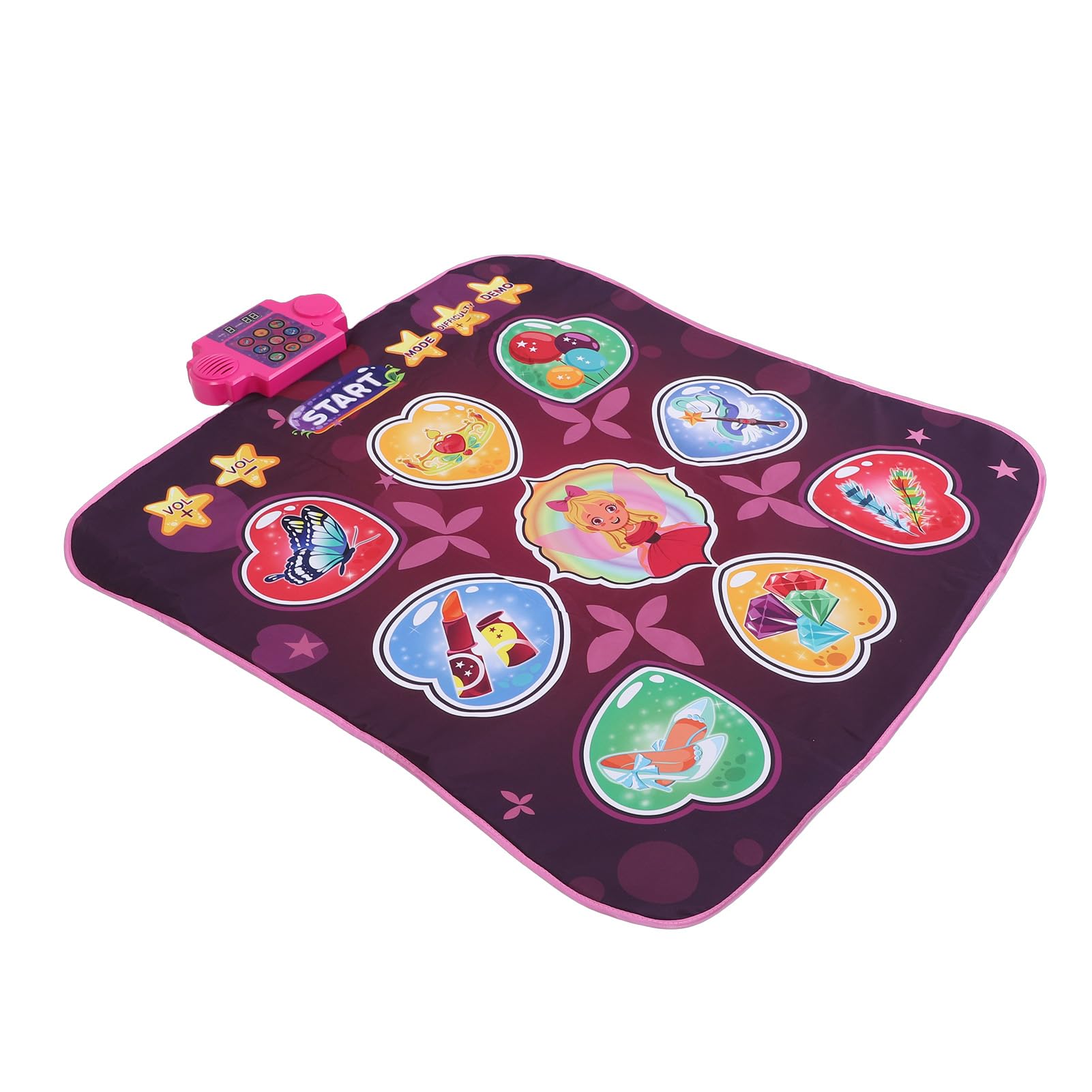 Diyeeni Tapis de Danse sans Fil, 9 Touches Antidérapant, pour Enfants