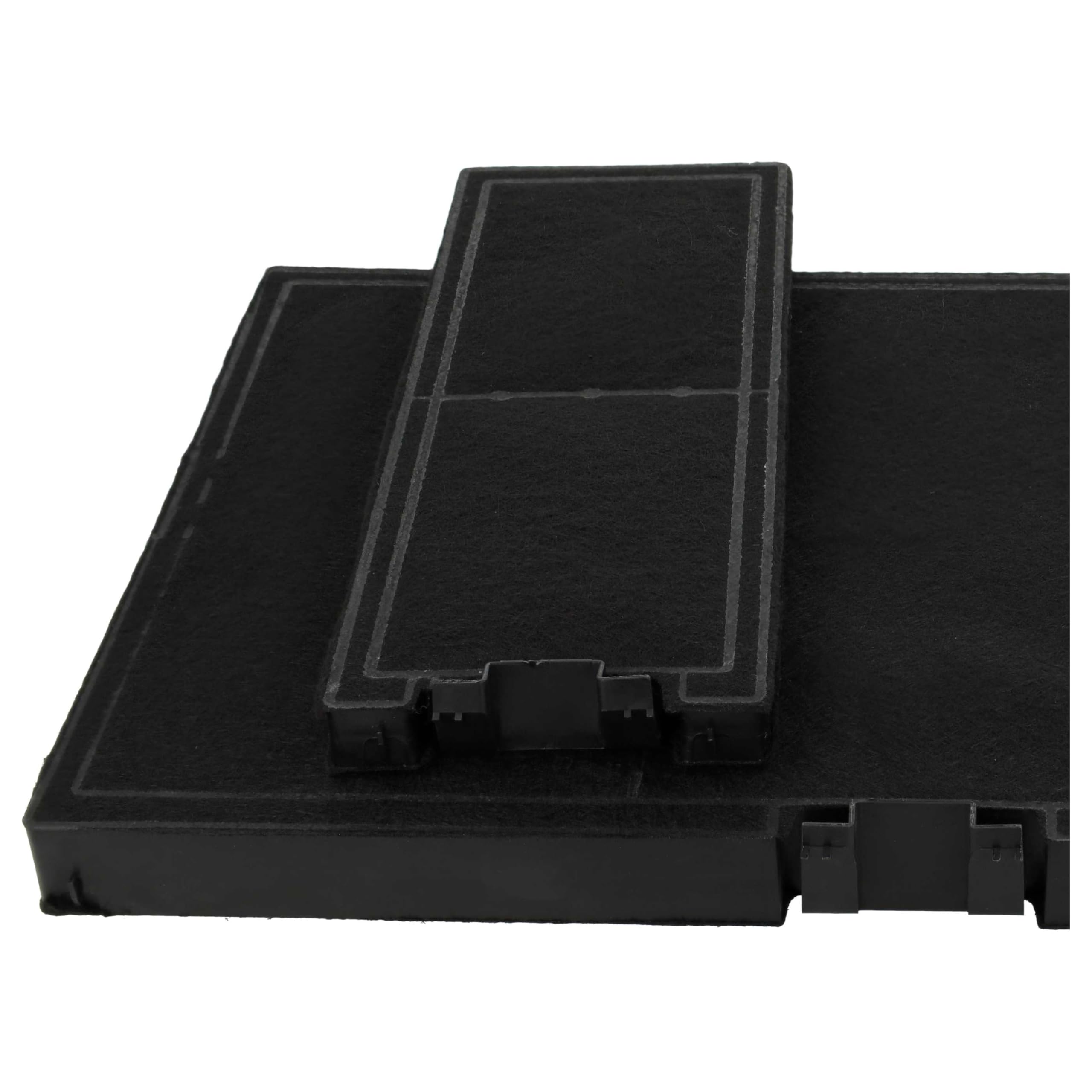 vhbw Set de filtros compatible con Neff Z51AIT0X0, Z51AIU0X0, D96IKU1S0, D96IMW1NO, Z51AIT0X campana extractora - filtro carbón activo