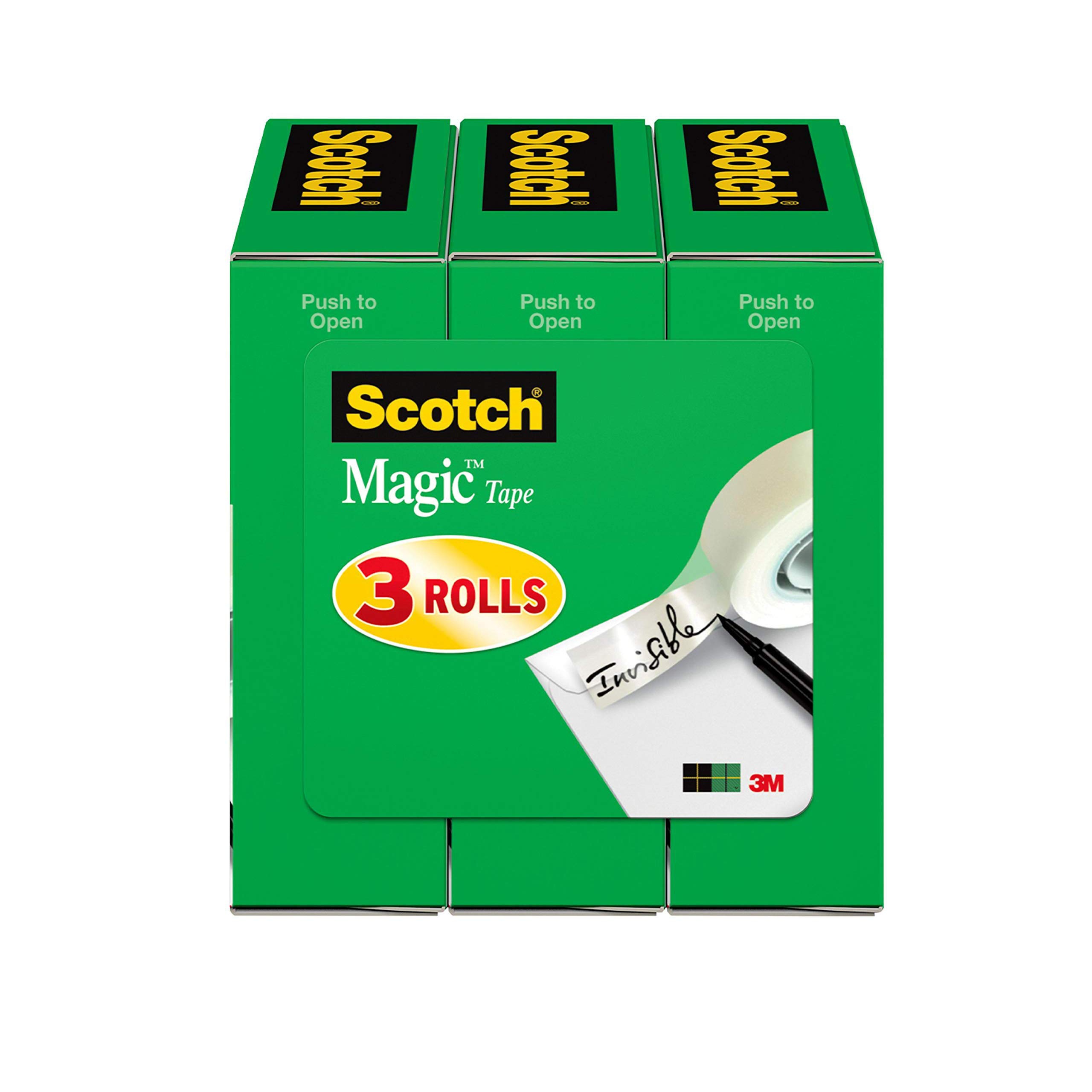 Scotch Magic Tape with Dispenser 3 Rolls