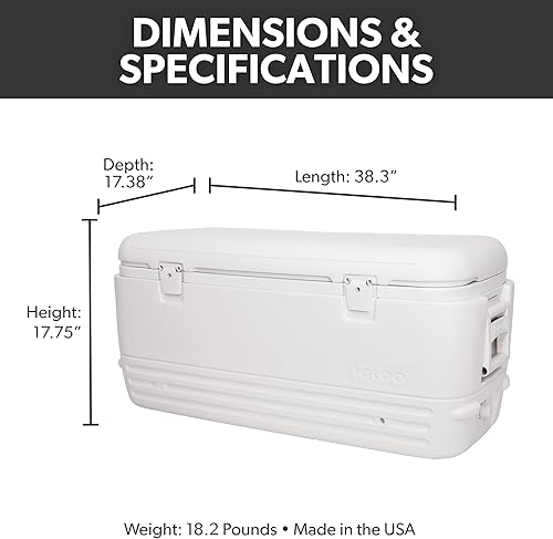 Miniatura 2 de Igloo Enfriador polar de 100 cuartos de galón - 150 cuartos de galón totalmente aislado