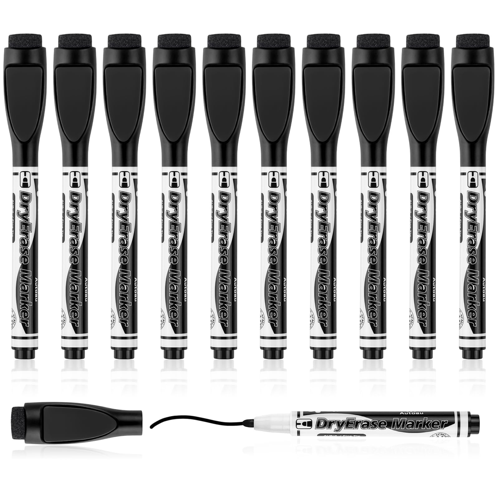 Autoau Whiteboard Marker Magnetisch Whiteboard Stifte Folienstift Abwischbar