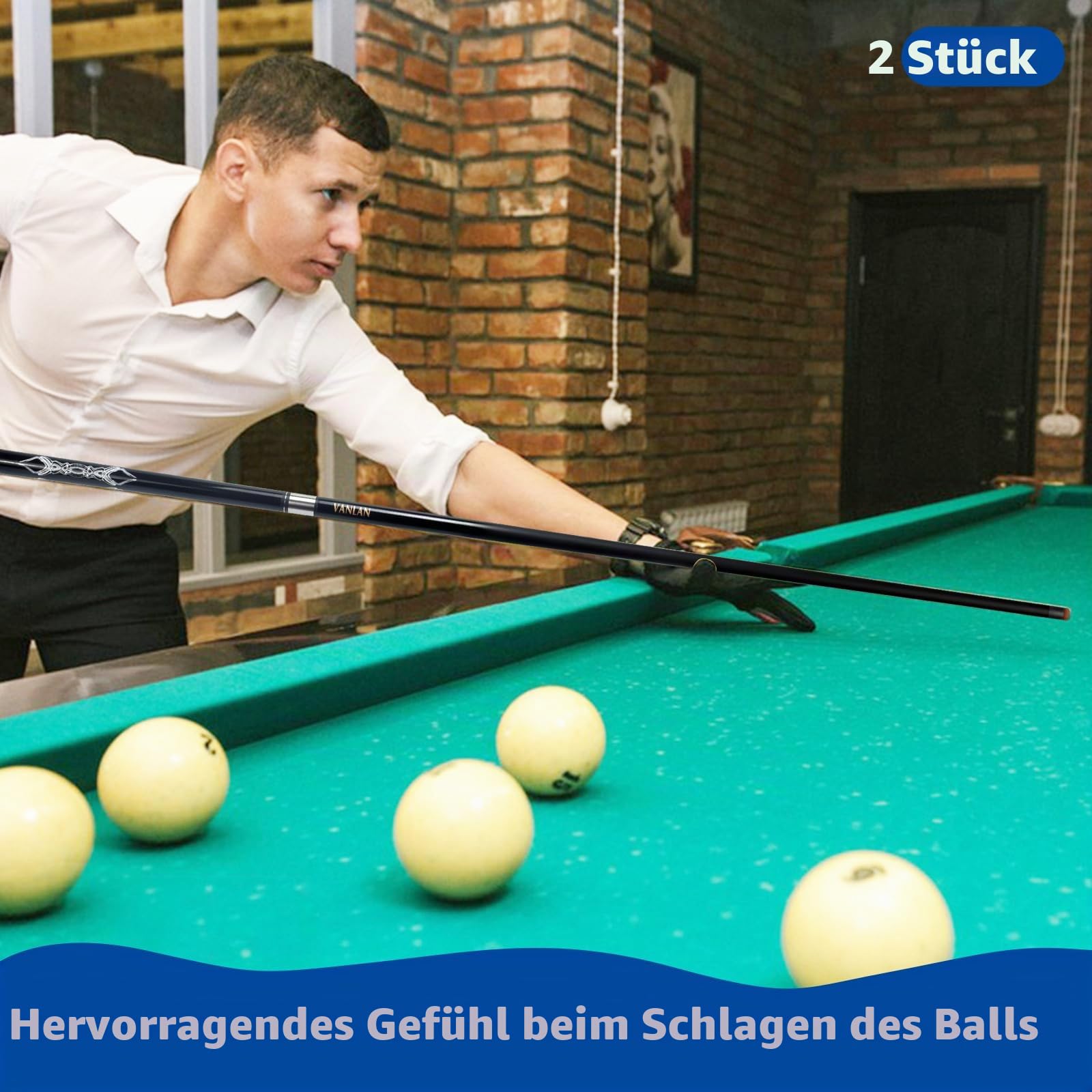 Professionelle Billardqueues, 147,7 cm, Carbon, langlebig, kleiner Kopf, Poolqueues, Billardstock, Snookerstange, Zubehör, Billardzubehör