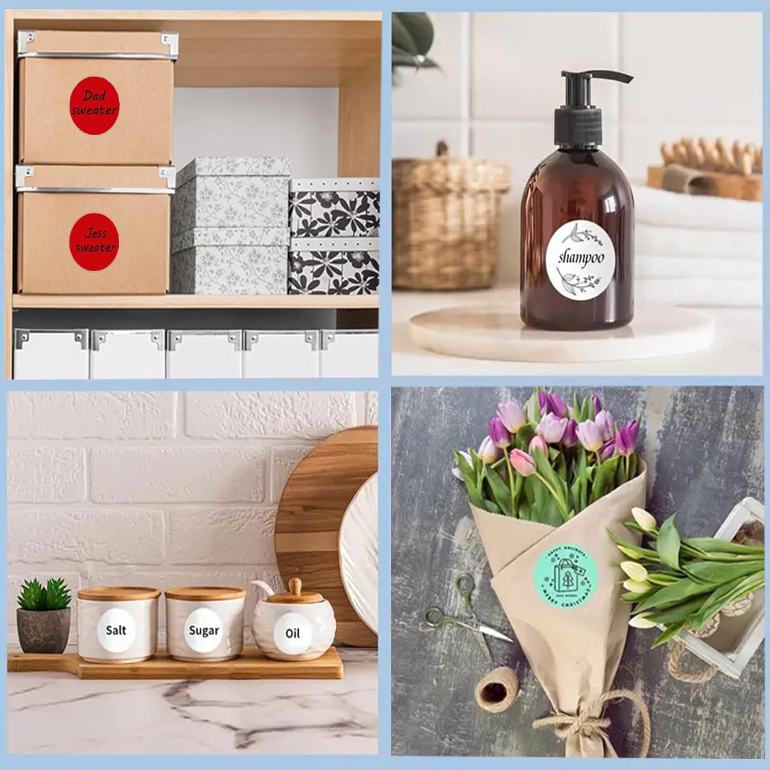 2 Inch Red Round Thermal Labels,600 Labels/Roll,Self-Adhesive Circle Inventory Stickers, Multi-Purpose Round Roll Thermal Printing Stickers for Business and Domestic Use - Image 6