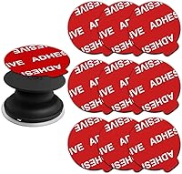 Vista 1 de AZXYI Adhesivo adhesivo muy alto, paquete de 9 adhesivos de repuesto para base de enchufe, cintas adhesivas de doble cara de 1.4 pulgadas